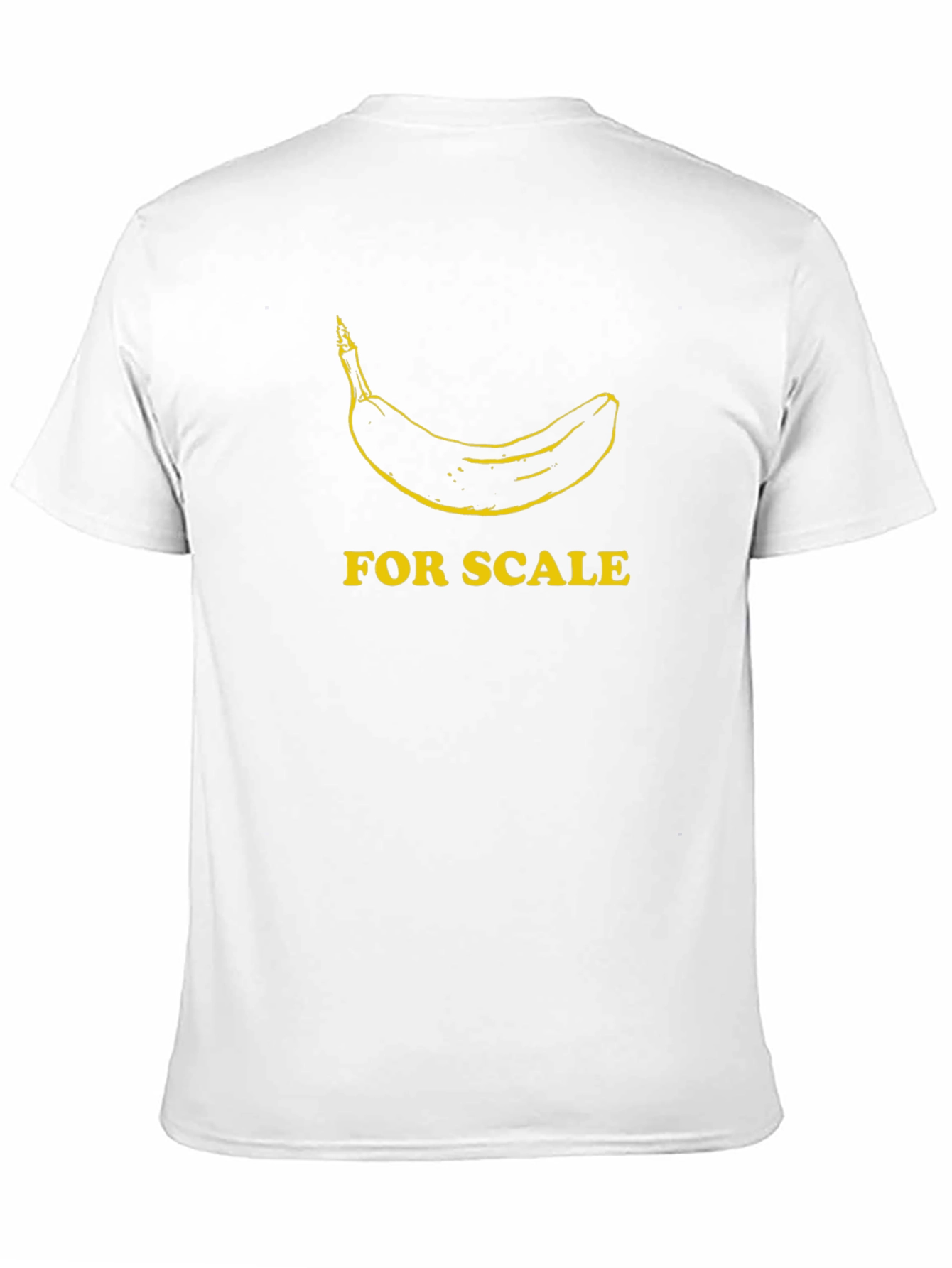 Banana for Scale Mens Black T-Shirt