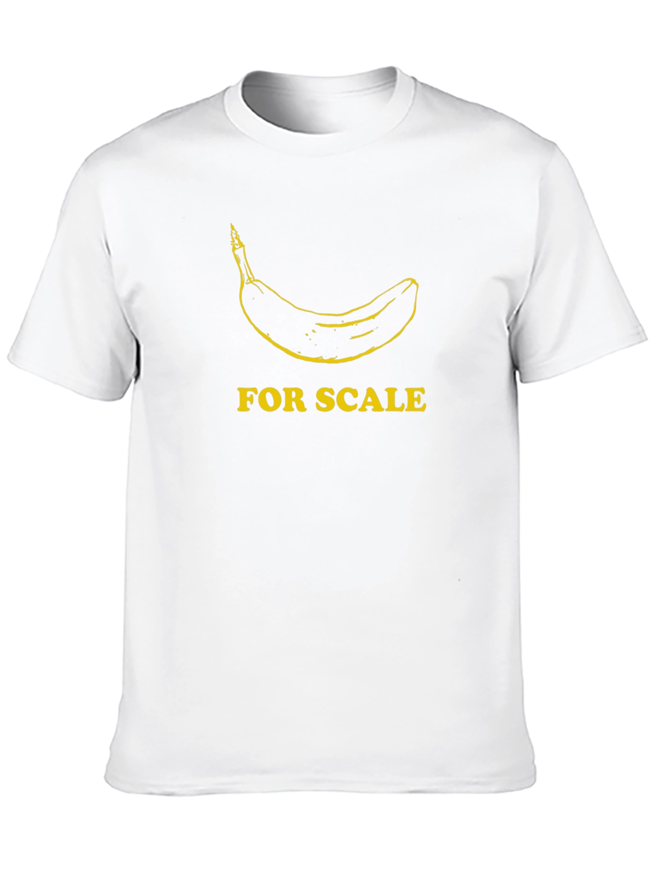 Banana for Scale Mens Black T-Shirt