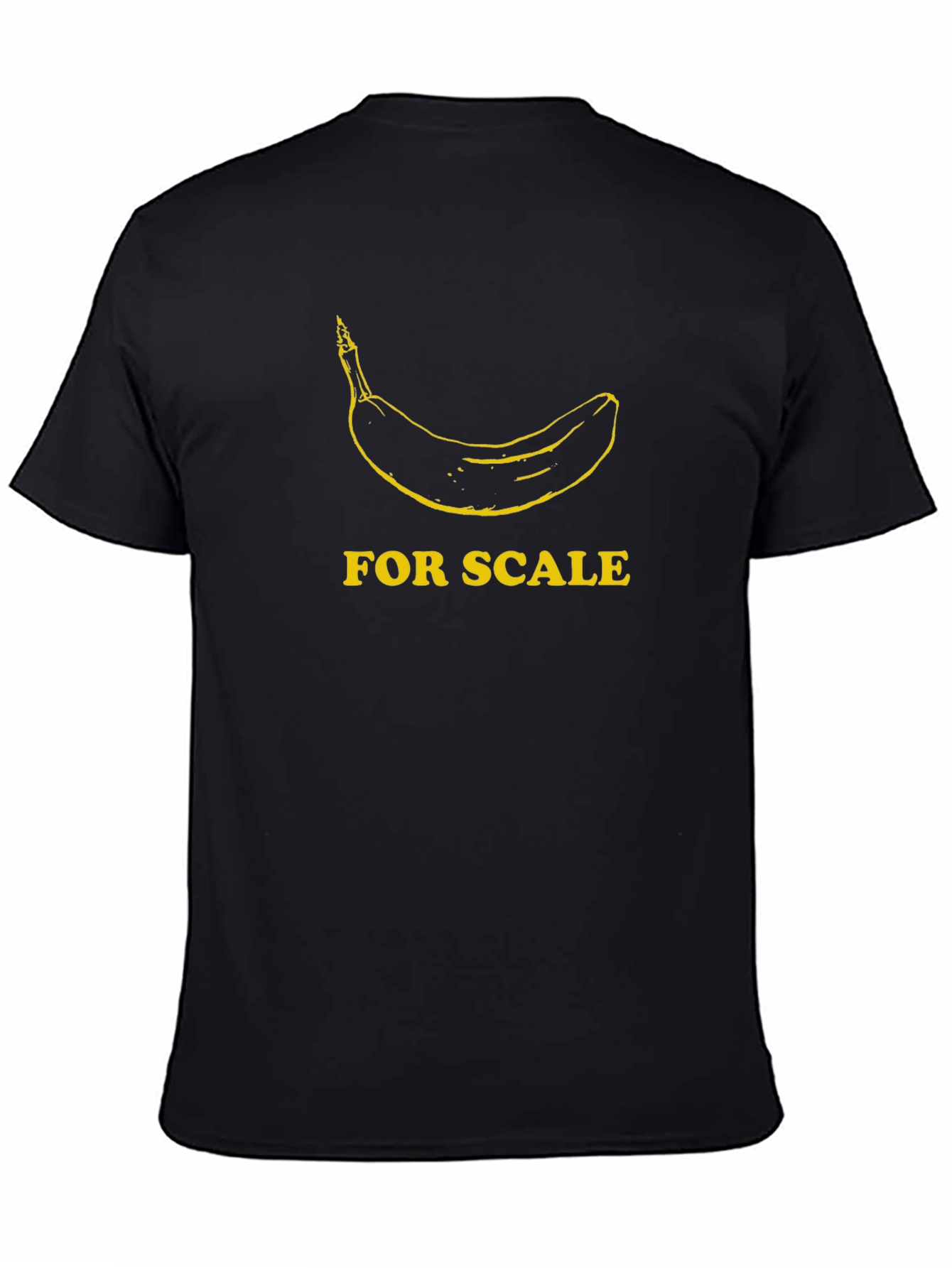 Banana for Scale Mens Black T-Shirt