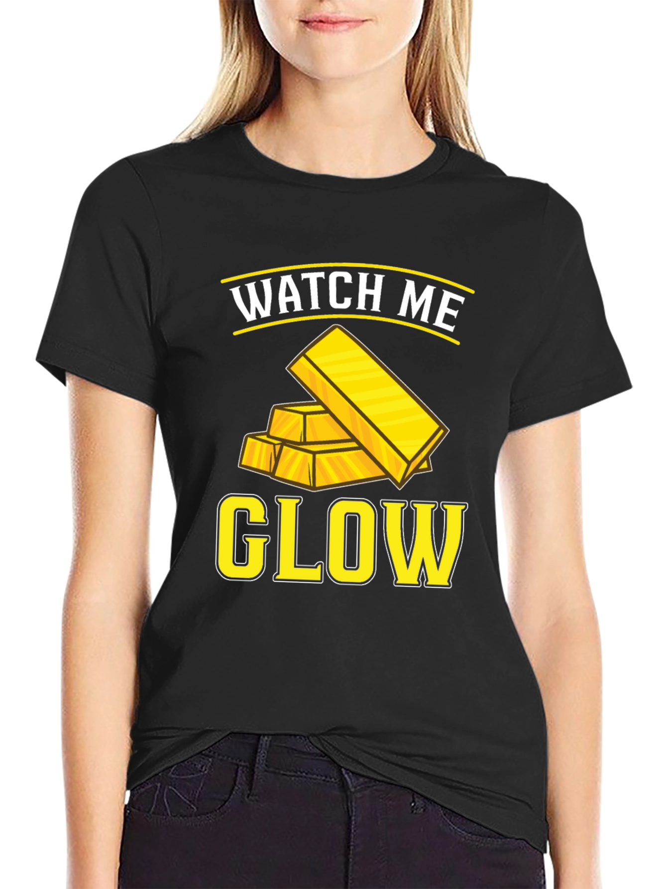 Watch Me Glow Black T-Shirt
