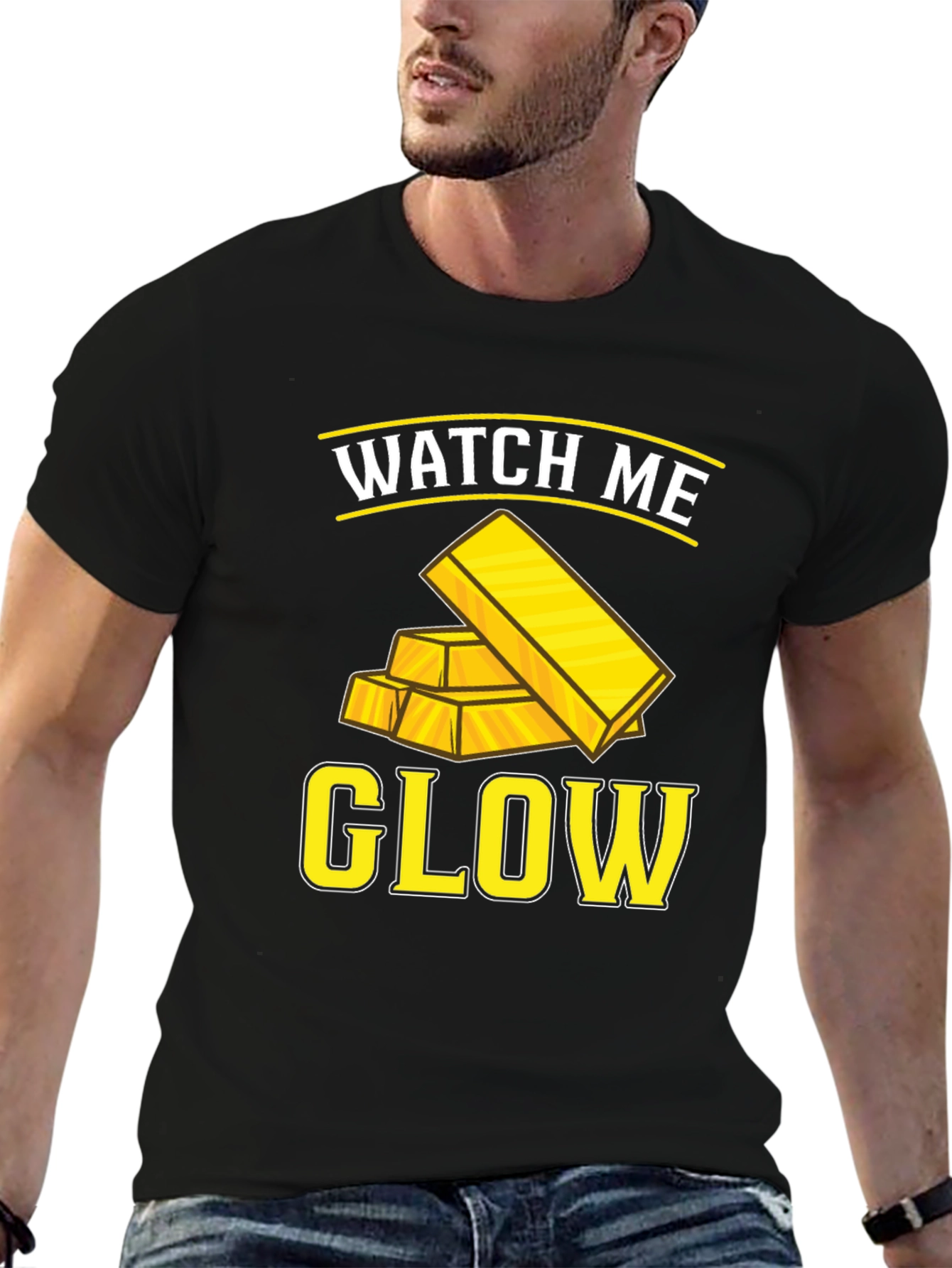 Watch Me Glow Black T-Shirt