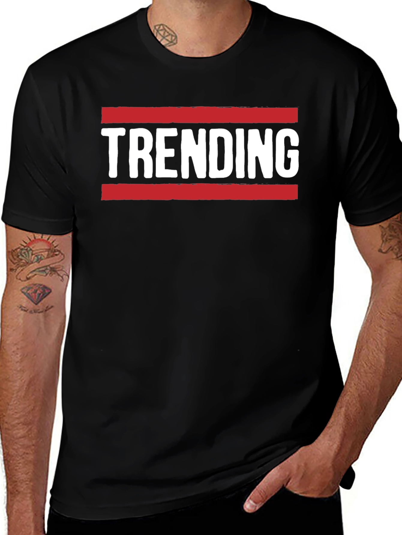 Trending Graphic T-Shirt - Stylish Mens Tee