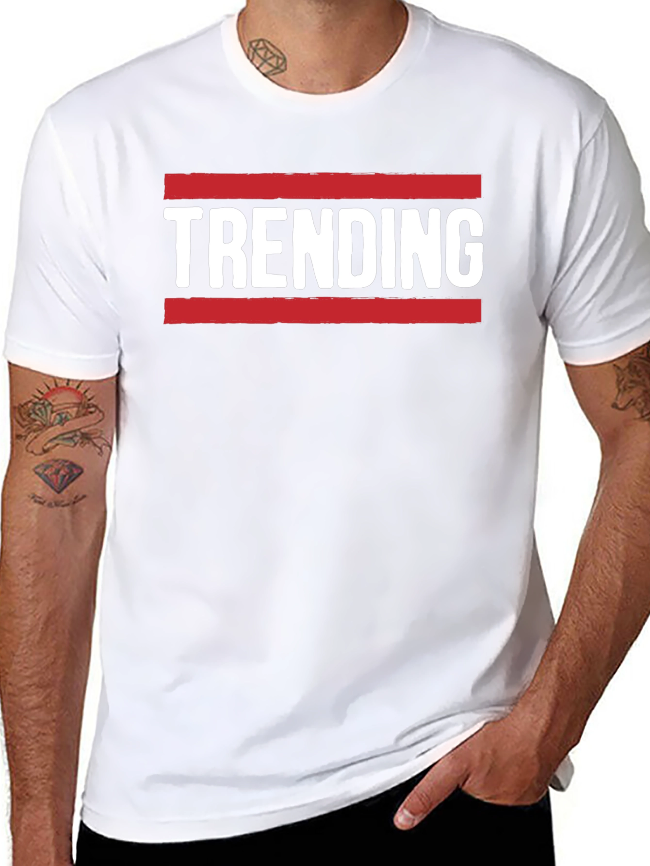 Trending Graphic T-Shirt - Stylish Mens Tee