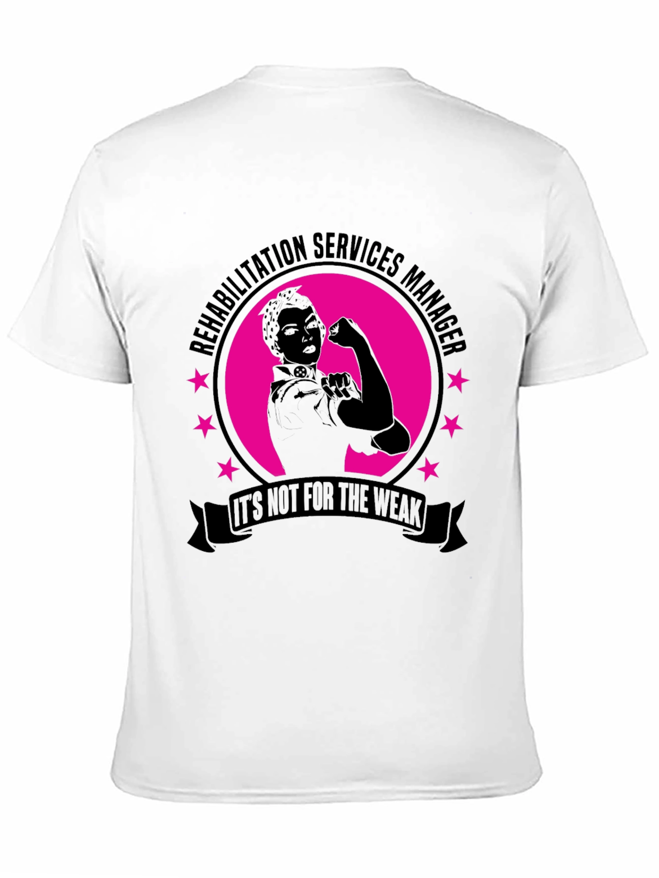 Rehabilitation Services Manager Black T-Shirt