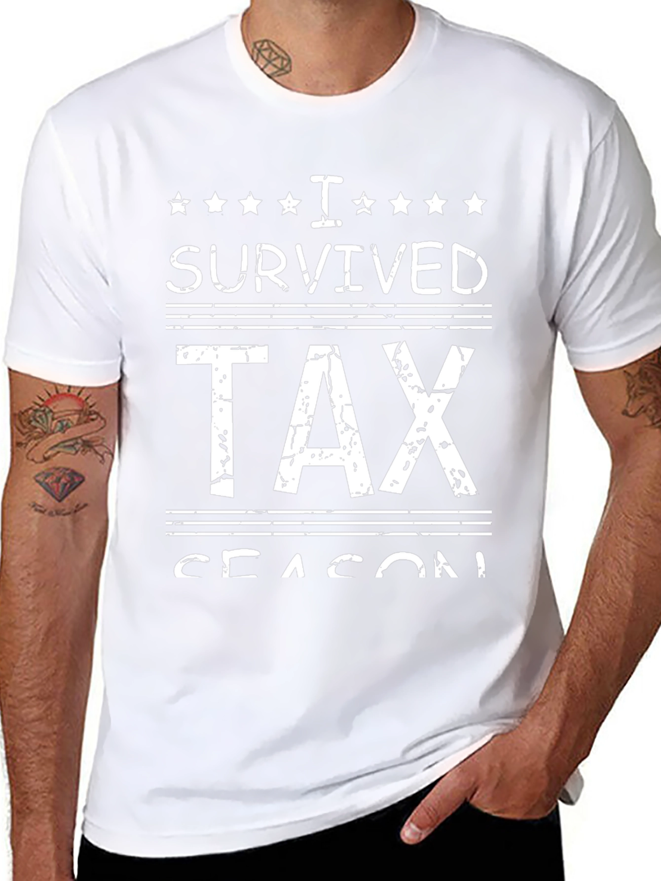 I Survived Tax Season Graphic Tee