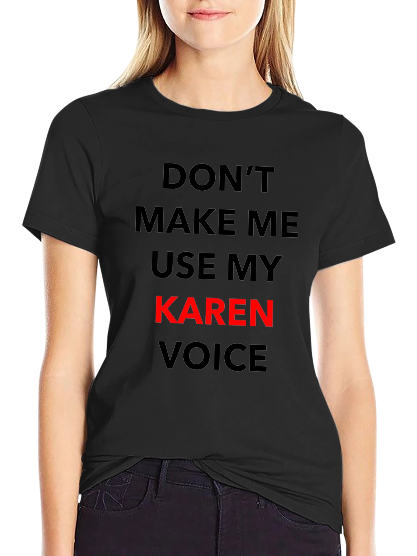Funny Karen Voice Graphic Tee
