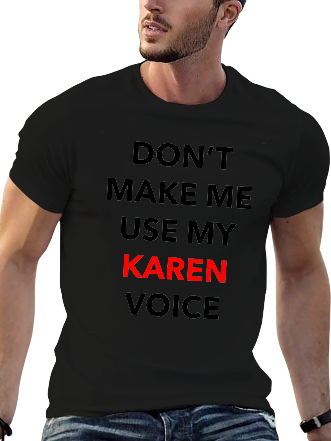 Funny Karen Voice Graphic Tee