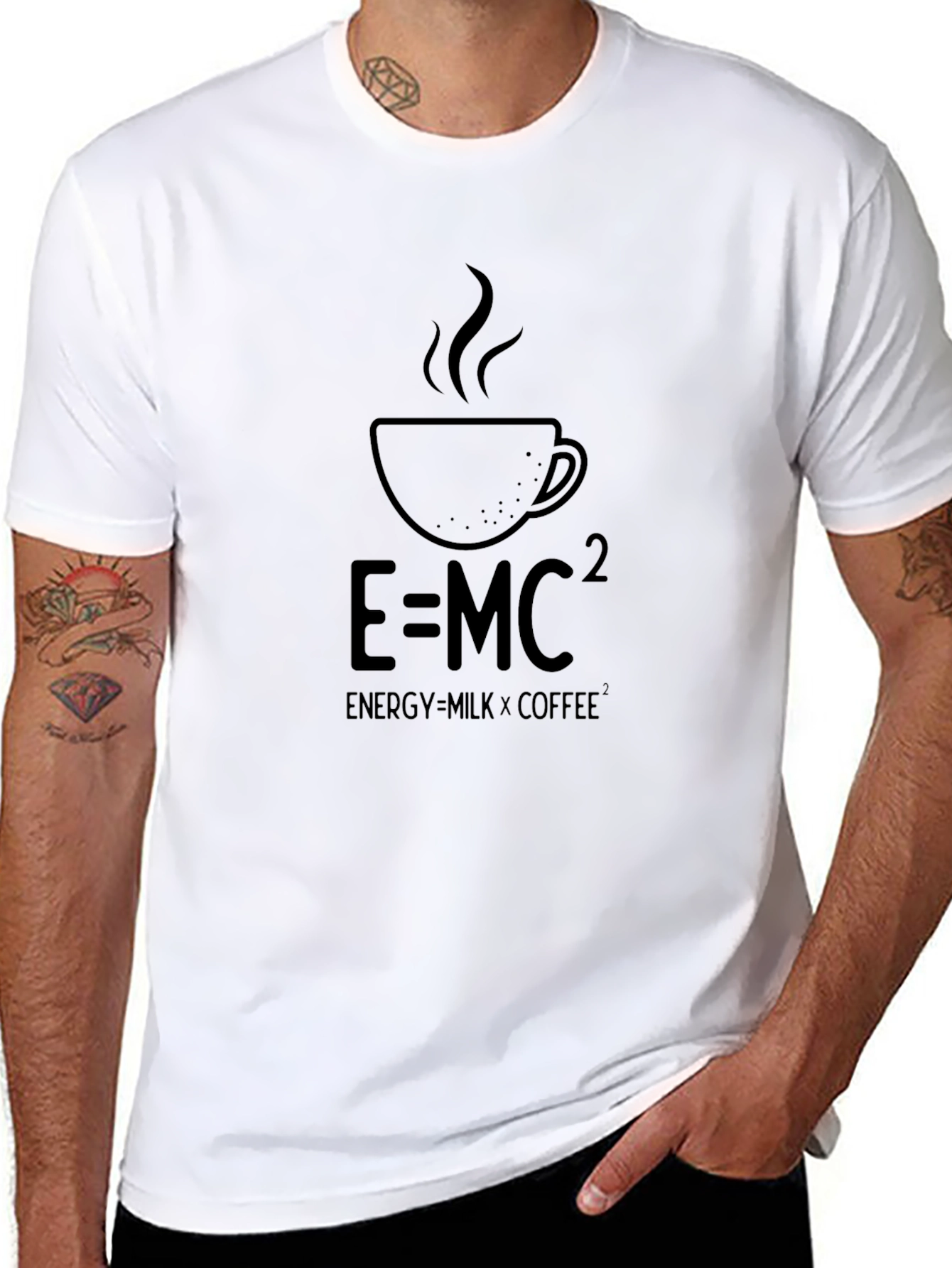 E=MC² Coffee Equation T-Shirt