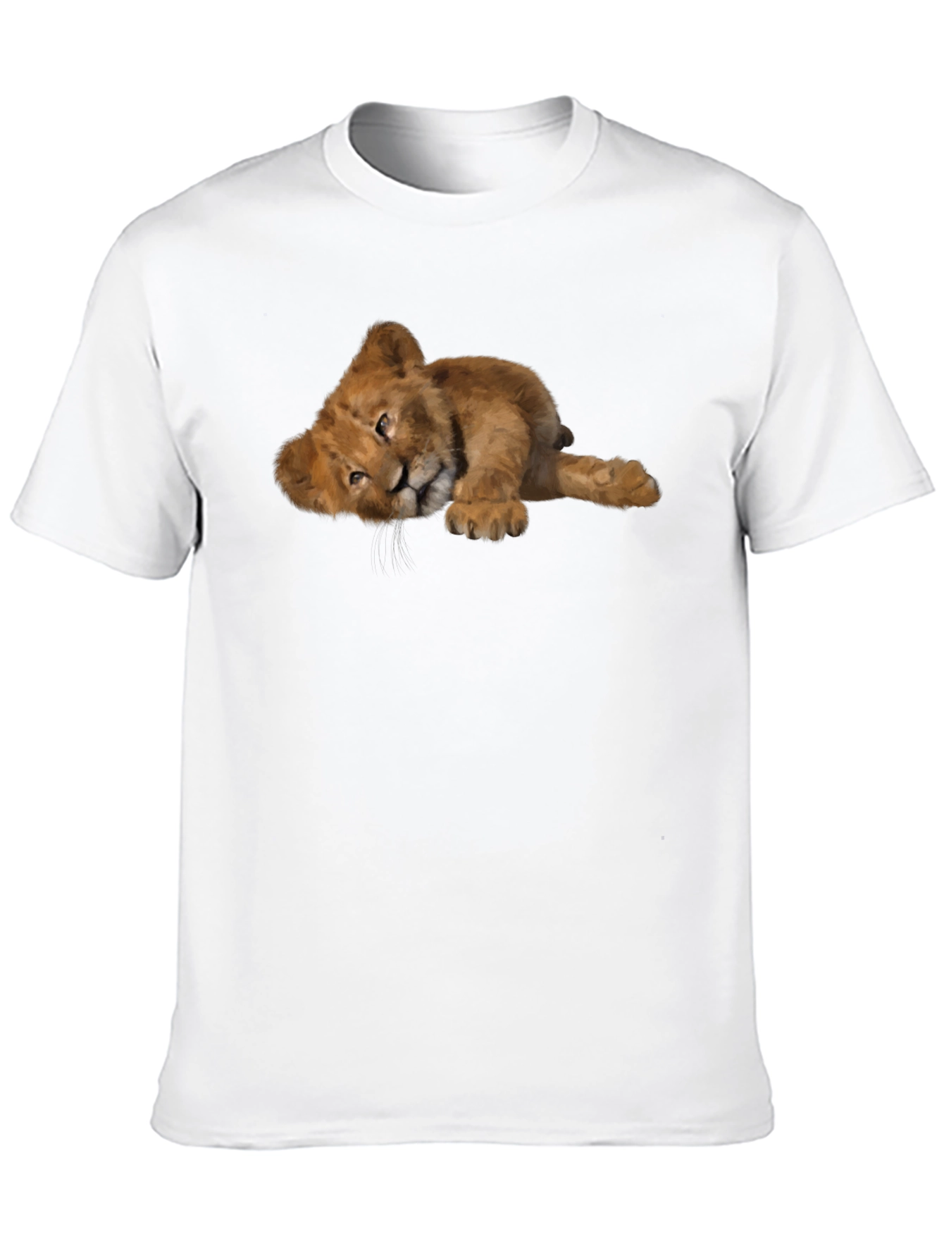 Lion Cub Graphic Tee - Black