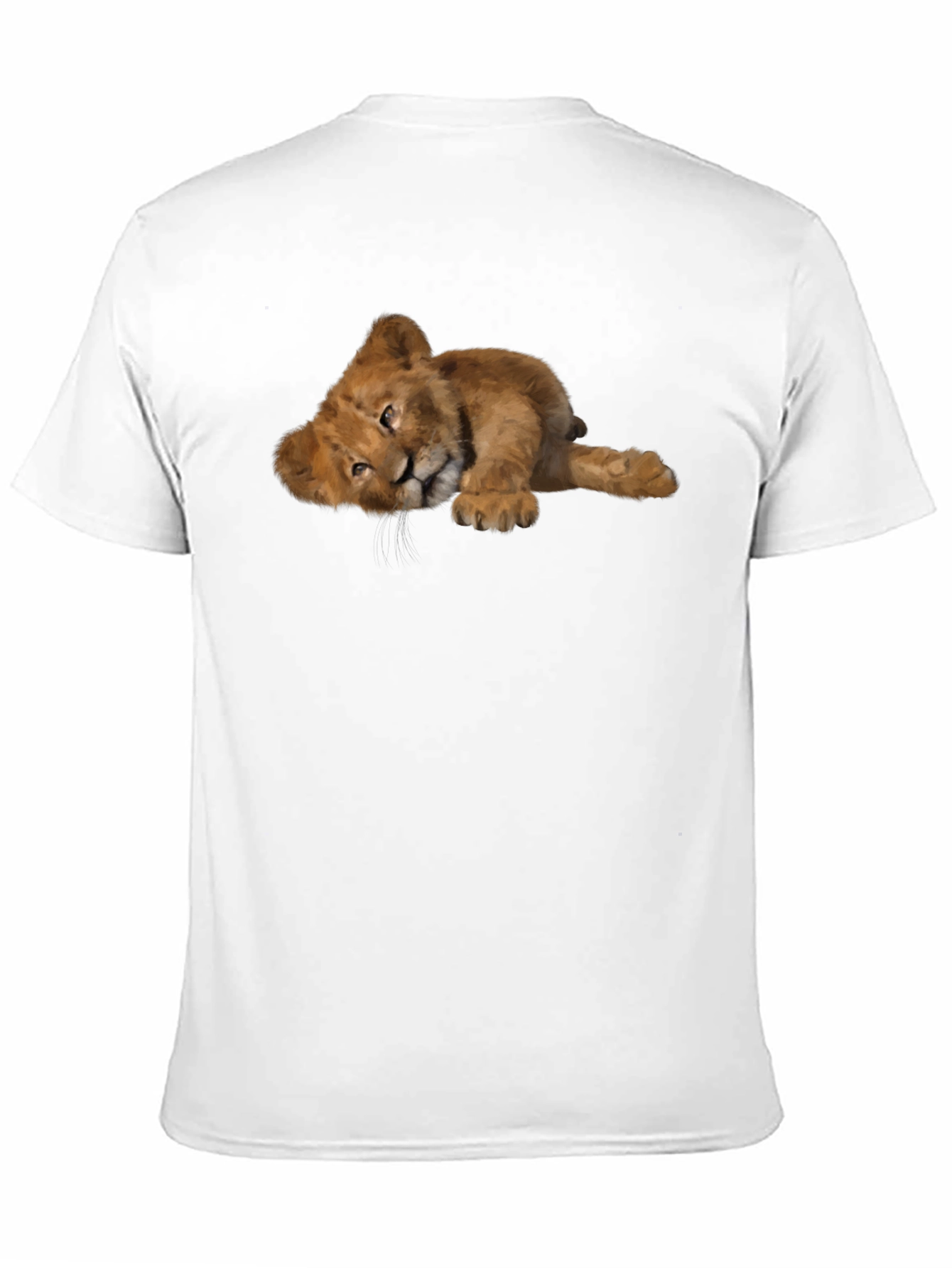 Lion Cub Graphic Tee - Black