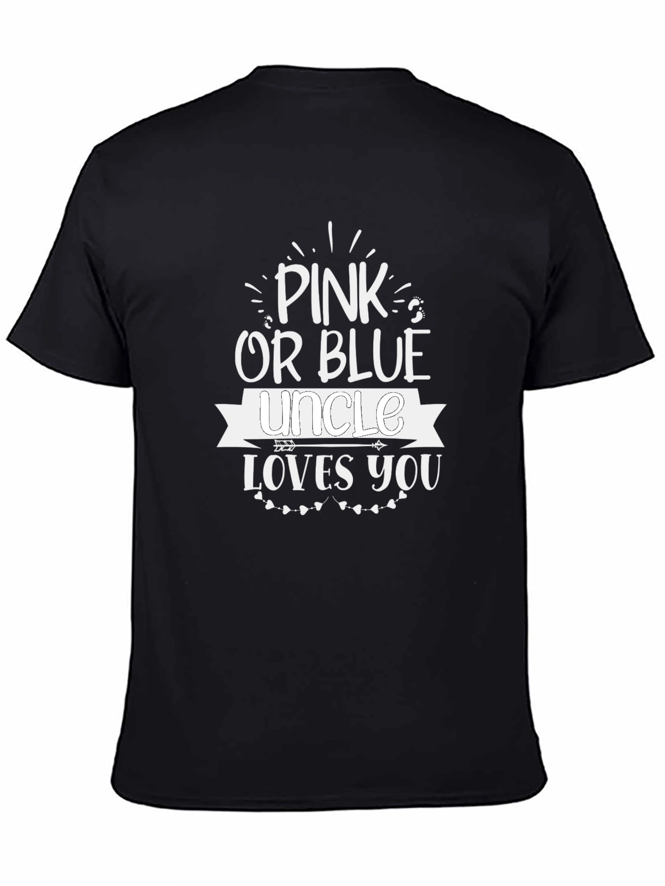 Pink or Blue Uncle Loves You T-Shirt