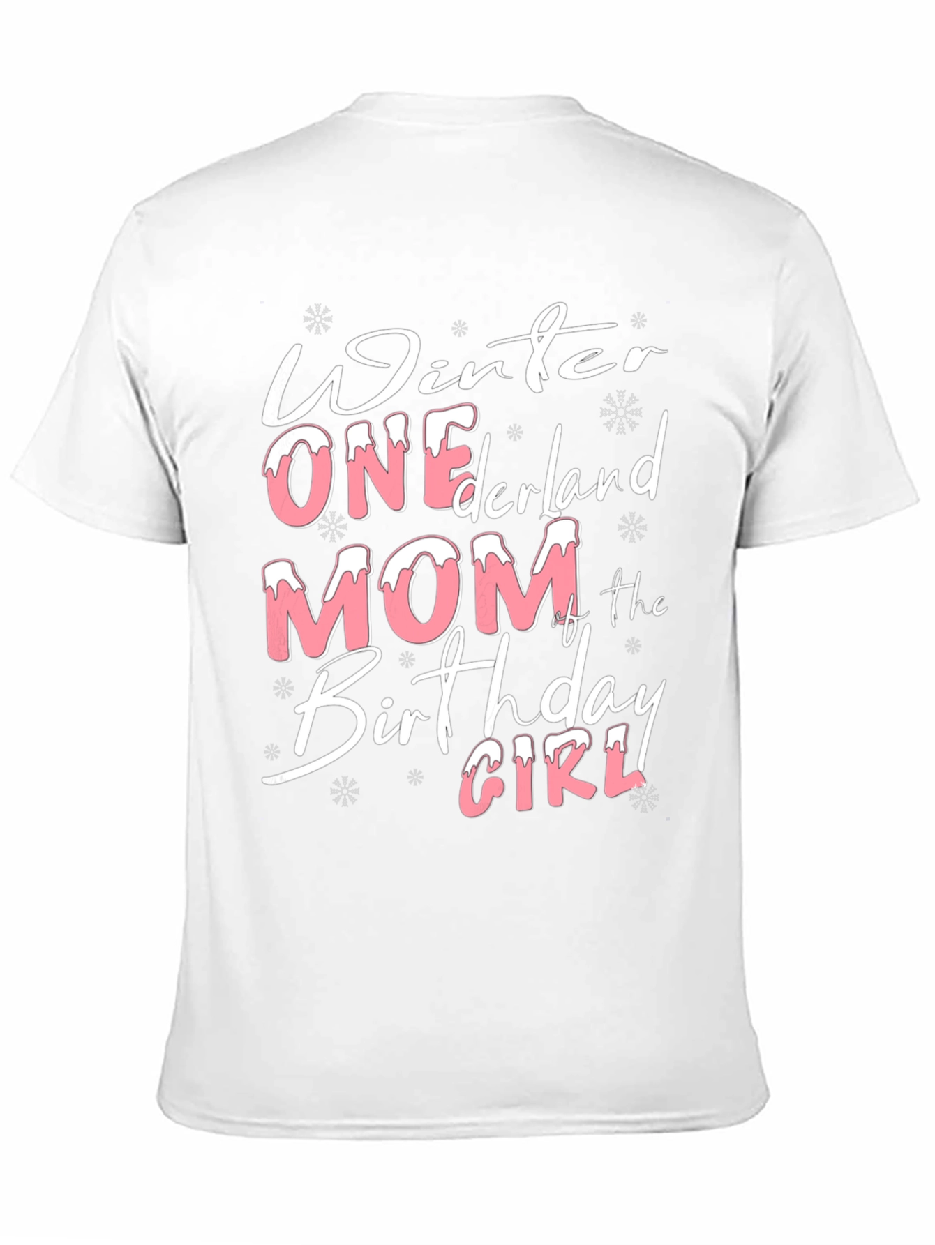 Winter ONEderland Mom Birthday Girl T-Shirt