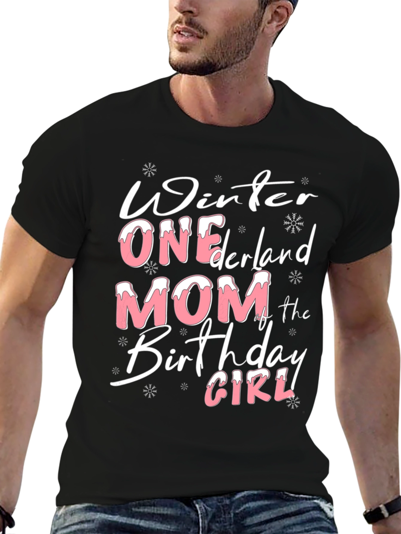 Winter ONEderland Mom Birthday Girl T-Shirt
