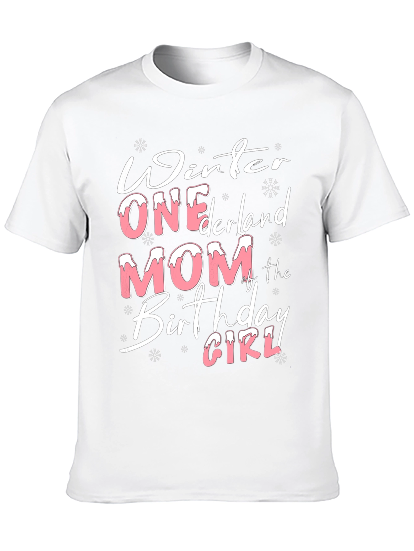 Winter ONEderland Mom Birthday Girl T-Shirt