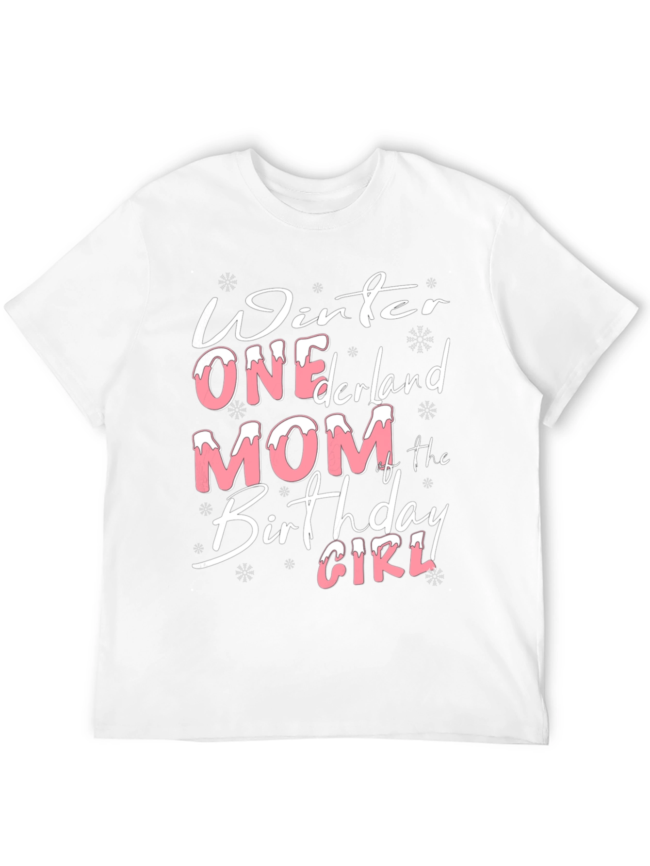 Winter ONEderland Mom Birthday Girl T-Shirt