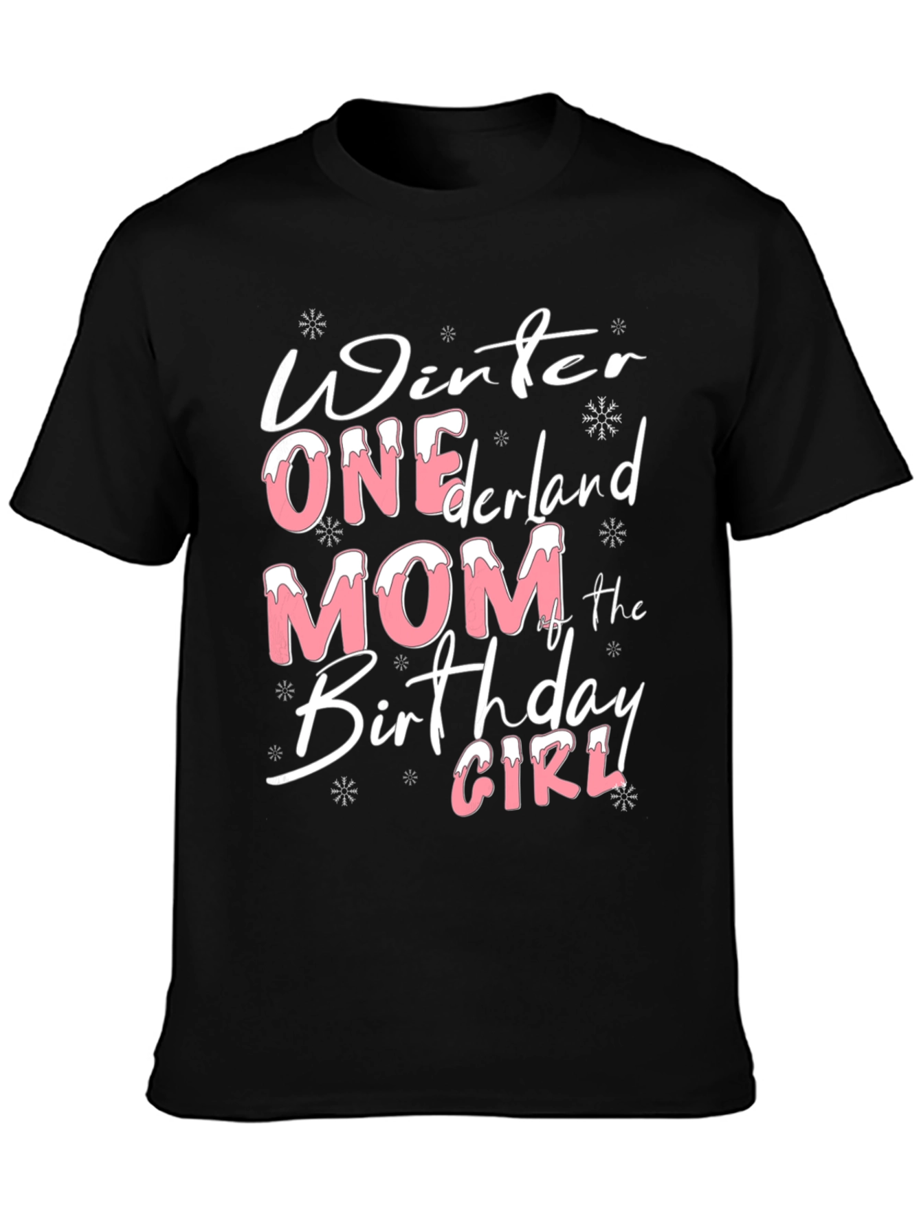 Winter ONEderland Mom Birthday Girl T-Shirt