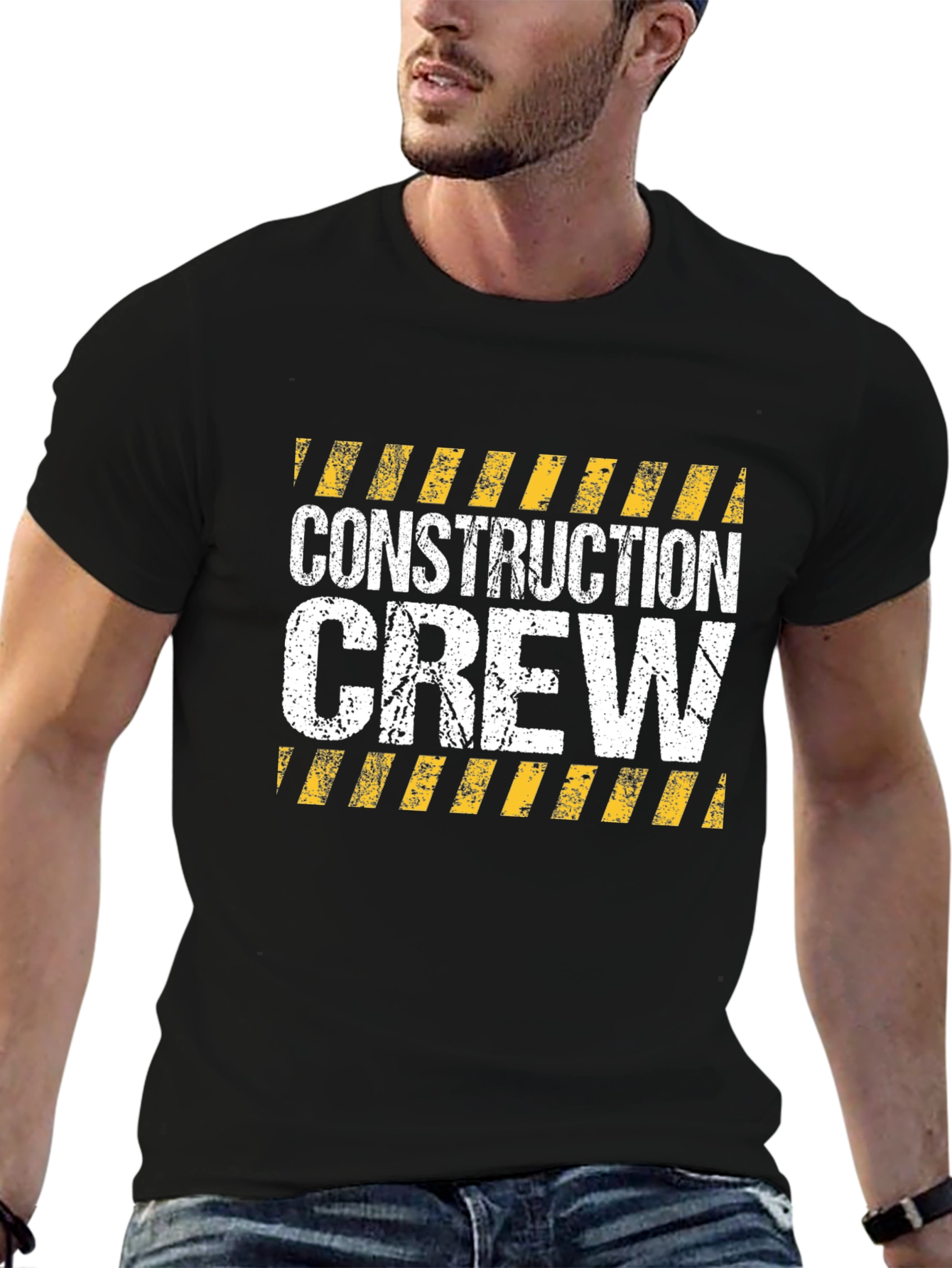 Construction Crew T-Shirt - Black