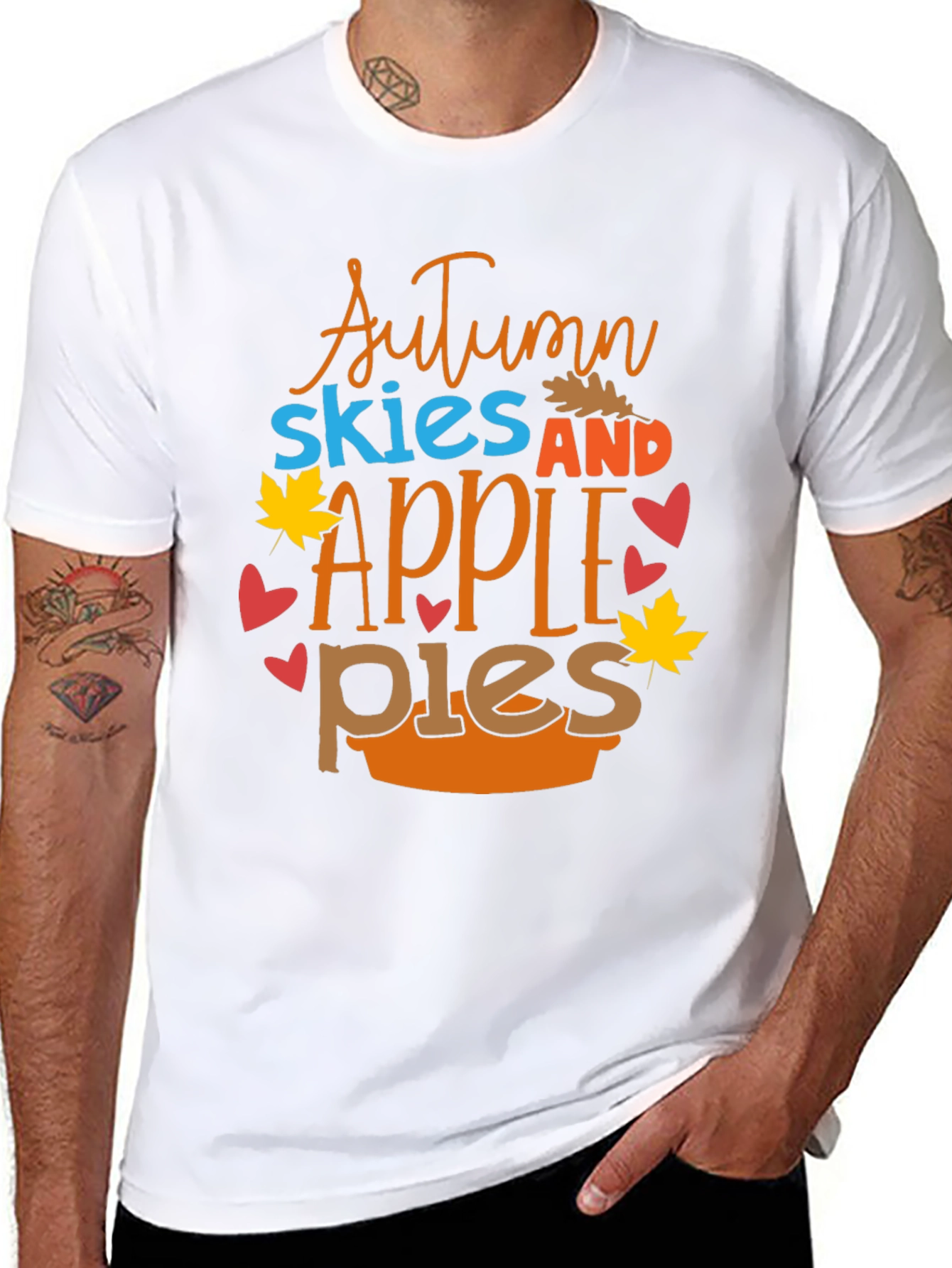 Autumn Skies & Apple Pies Graphic T-Shirt