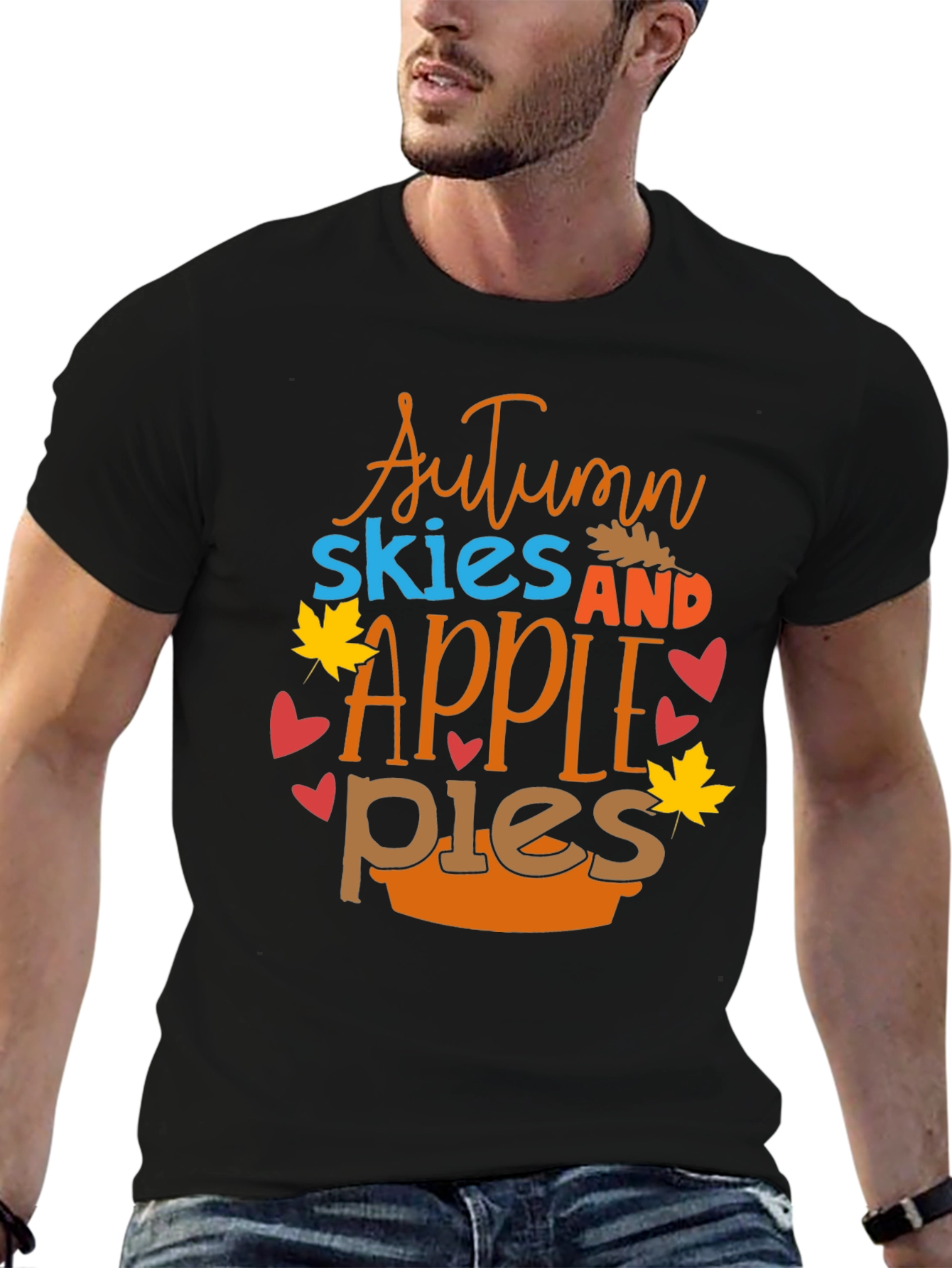 Autumn Skies & Apple Pies Graphic T-Shirt