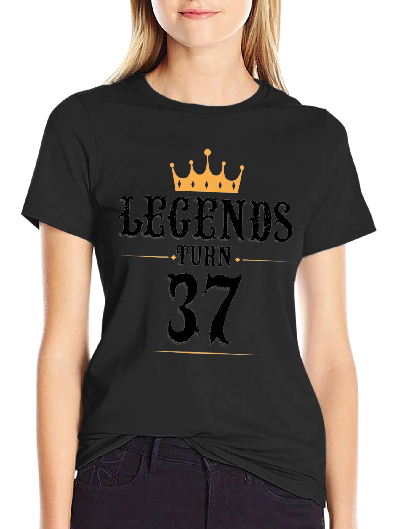 Legends Turn 37 Birthday T-Shirt