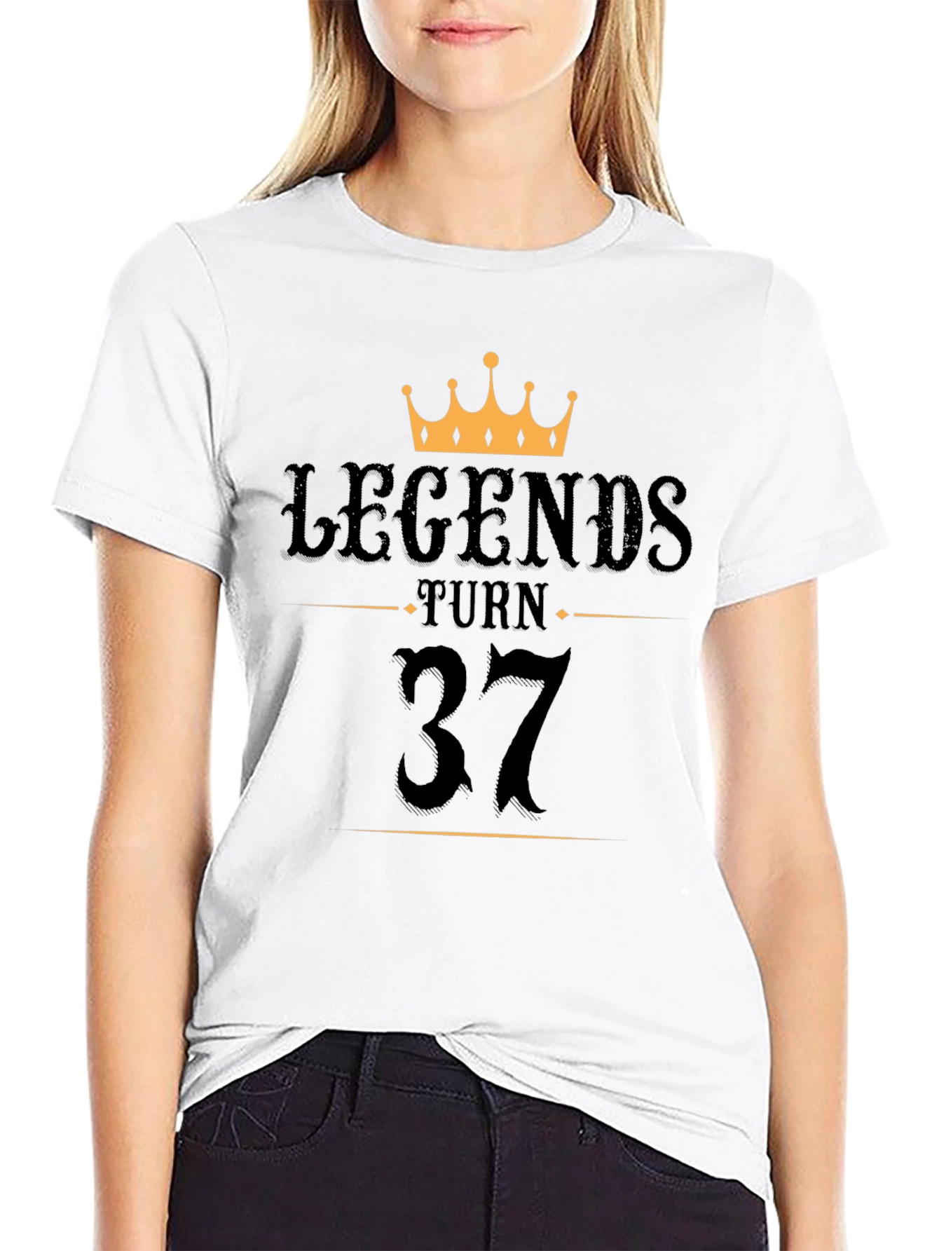 Legends Turn 37 Birthday T-Shirt