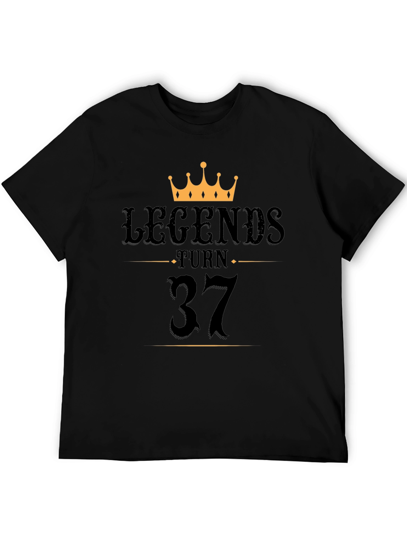 Legends Turn 37 Birthday T-Shirt