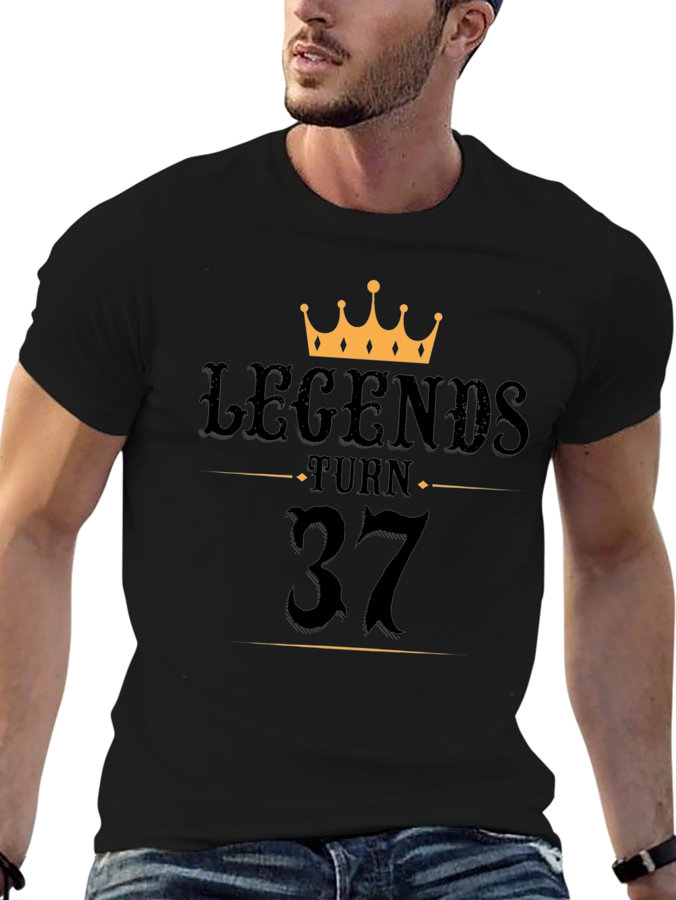 Legends Turn 37 Birthday T-Shirt