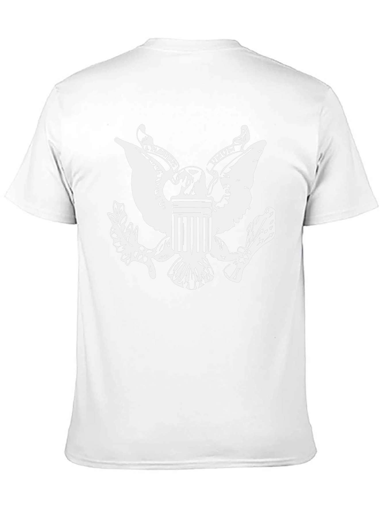 Black T-Shirt with Eagle Emblem