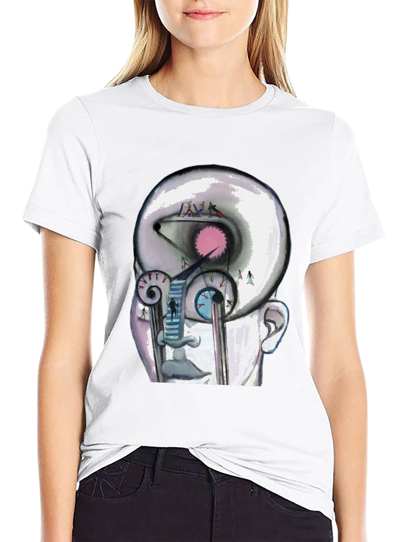 Abstract Mind Graphic Tee - Unique Design T-Shirt