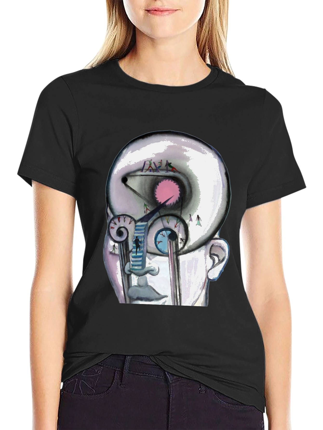 Abstract Mind Graphic Tee - Unique Design T-Shirt