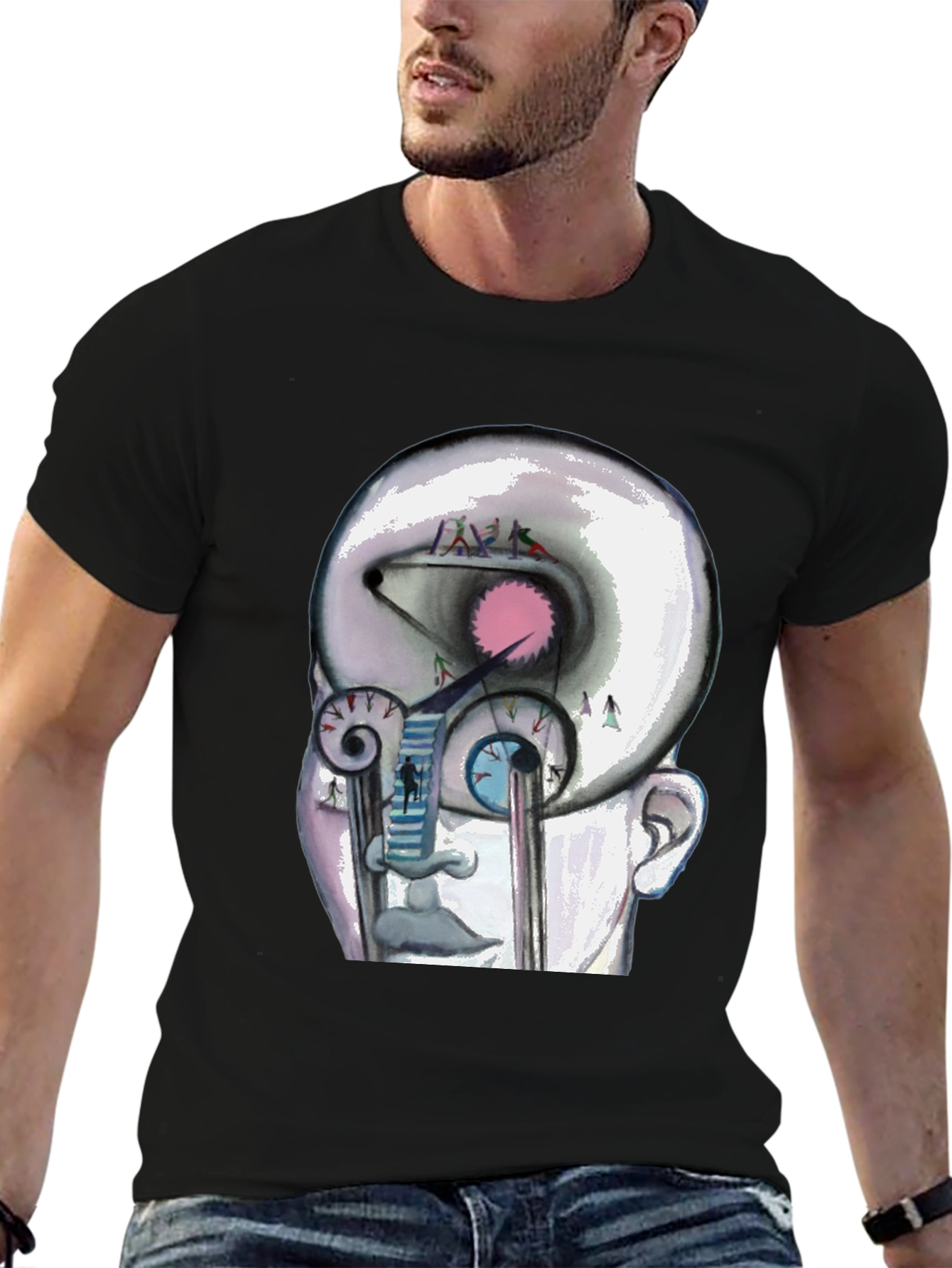 Abstract Mind Graphic Tee - Unique Design T-Shirt