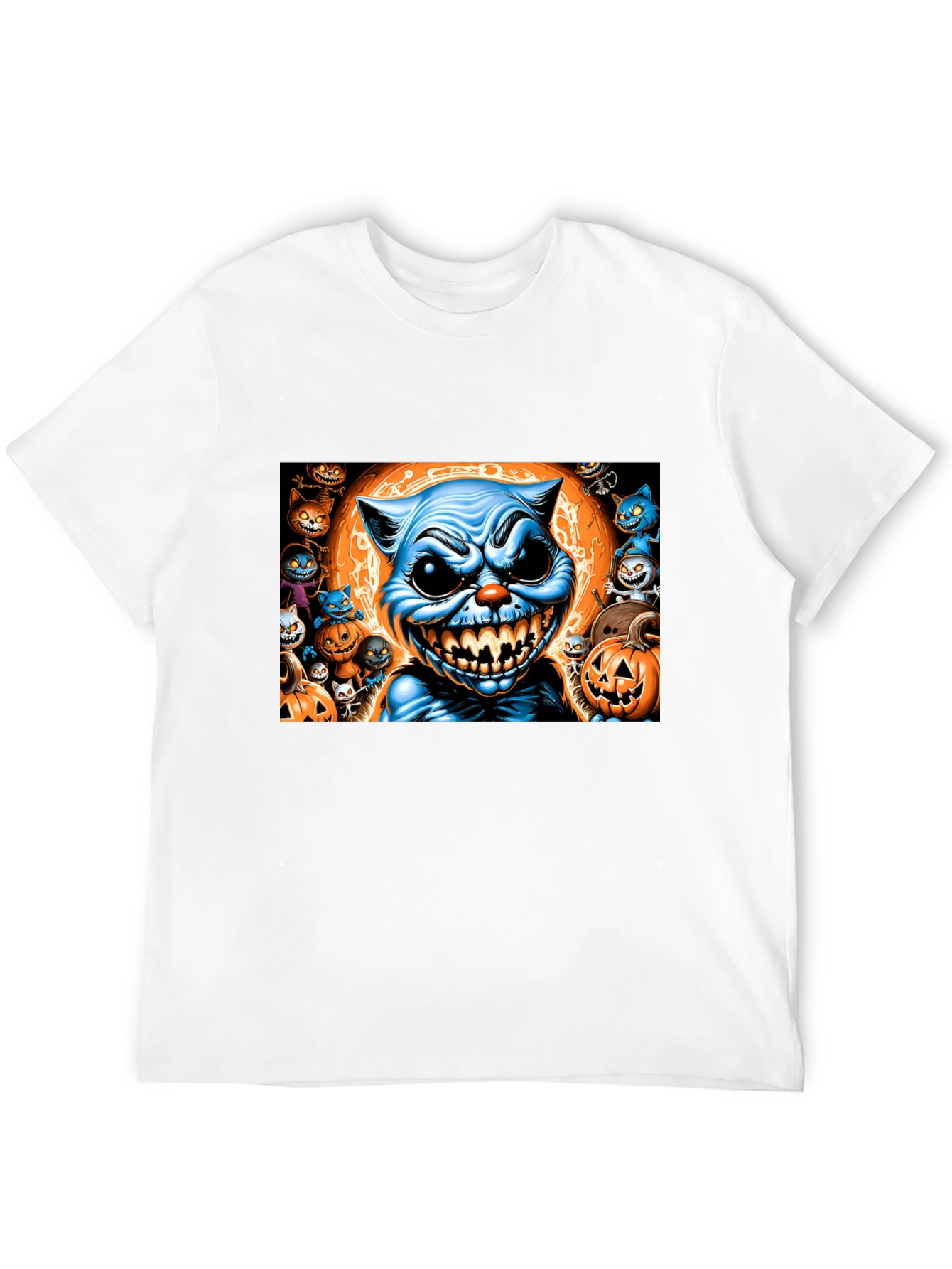 Halloween Cat Graphic Tee