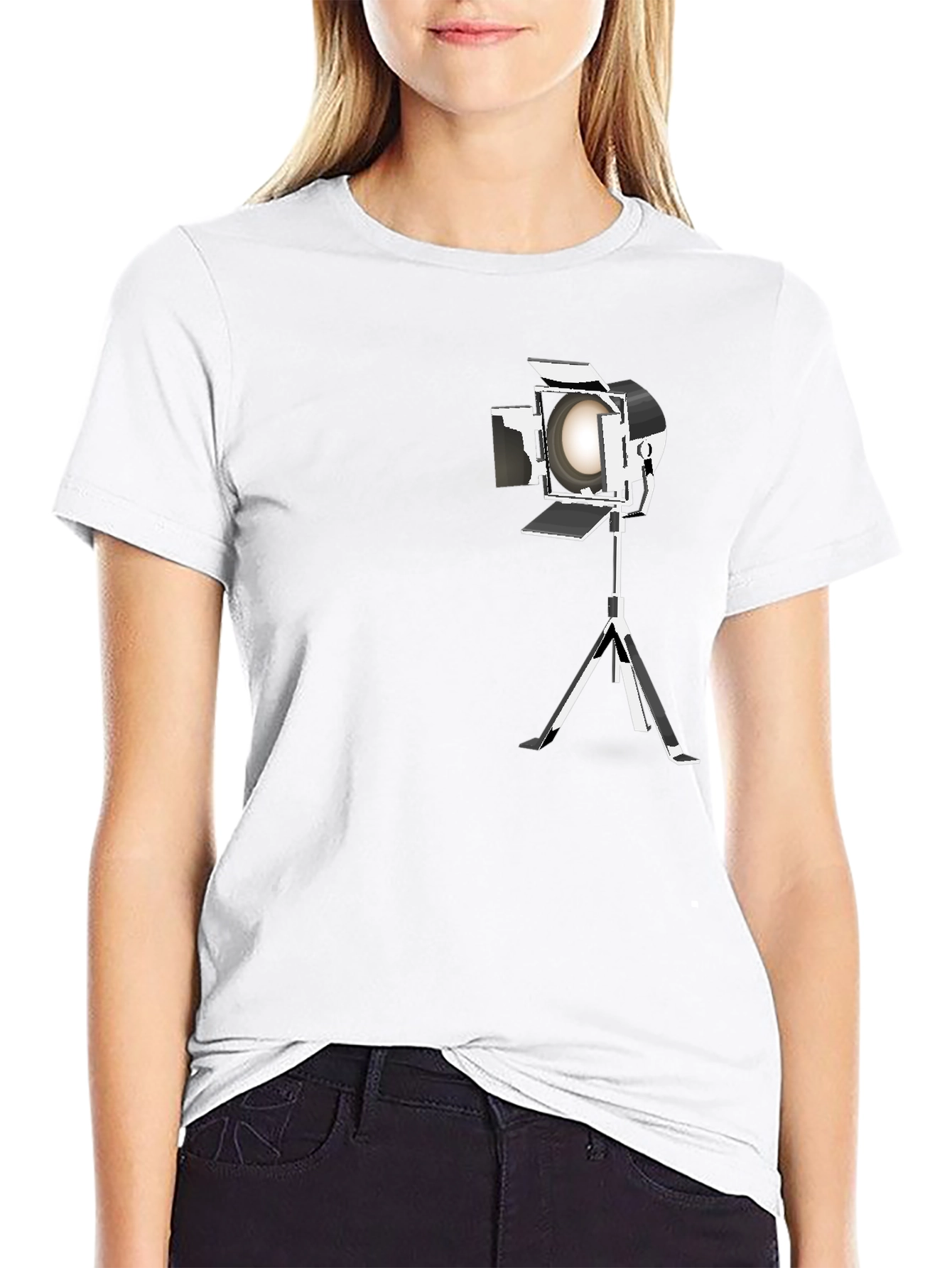 Spotlight Graphic T-Shirt - Black