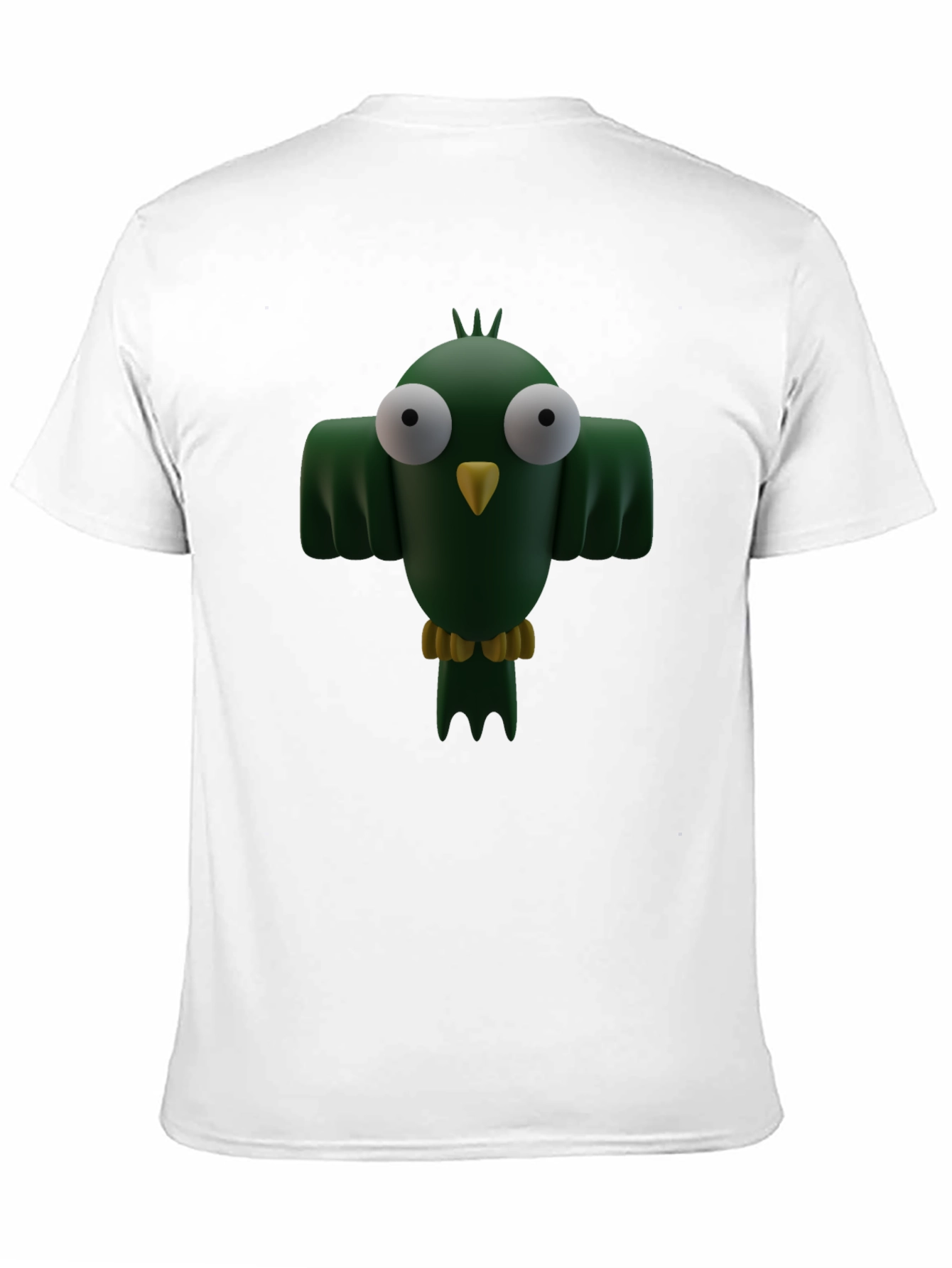 Cartoon Bird Graphic T-Shirt - Funny Animal Tee