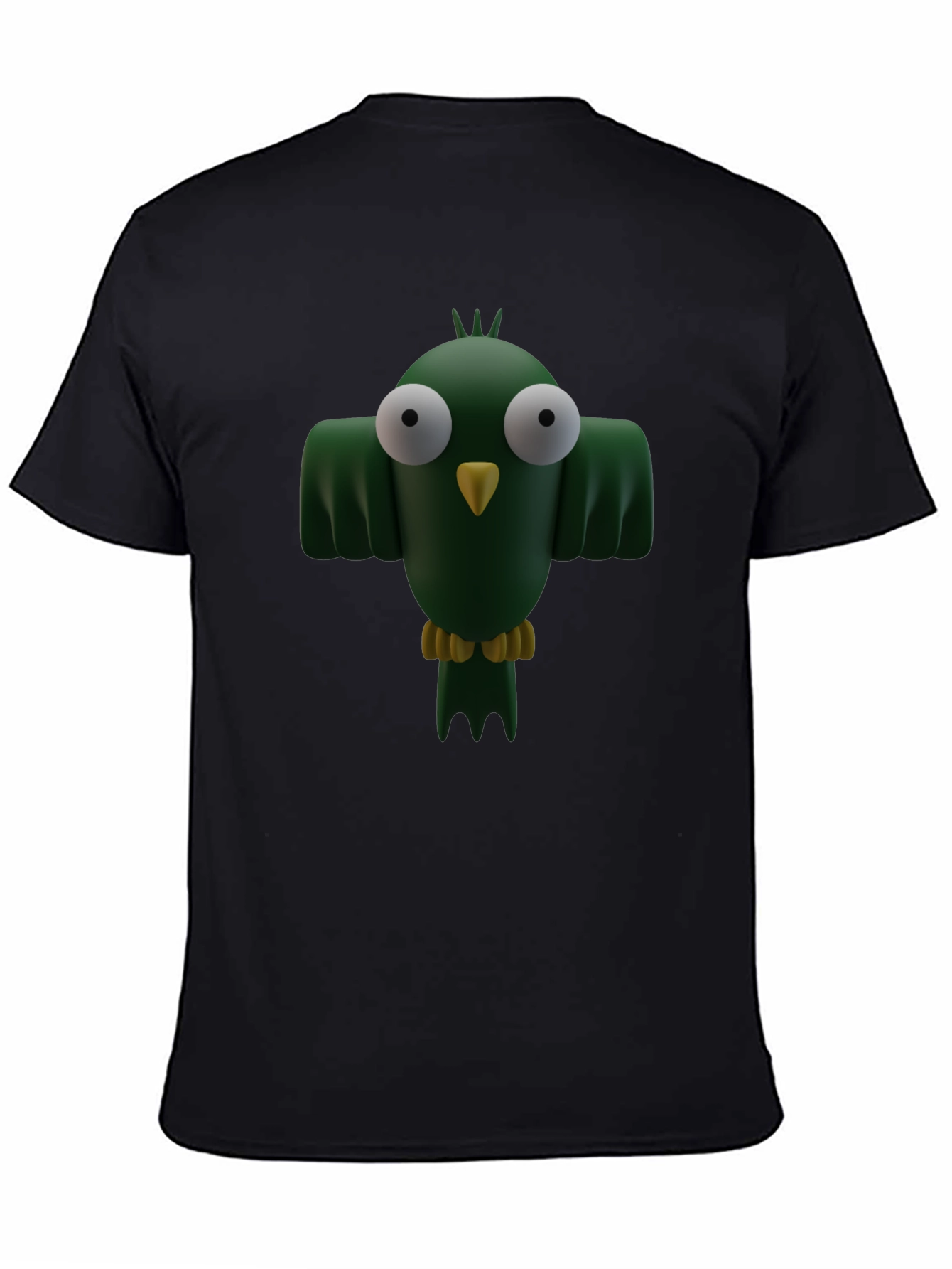 Cartoon Bird Graphic T-Shirt - Funny Animal Tee