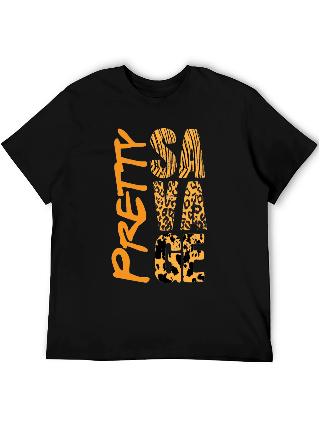 Pretty Savage Graphic Print Tee - Black