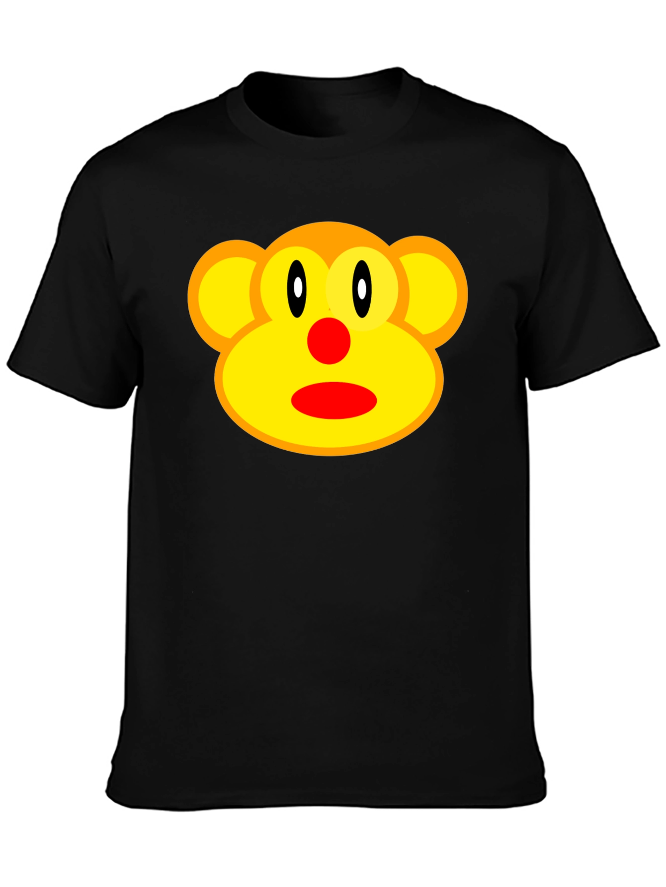 Monkey Face Graphic T-Shirt - Casual Style