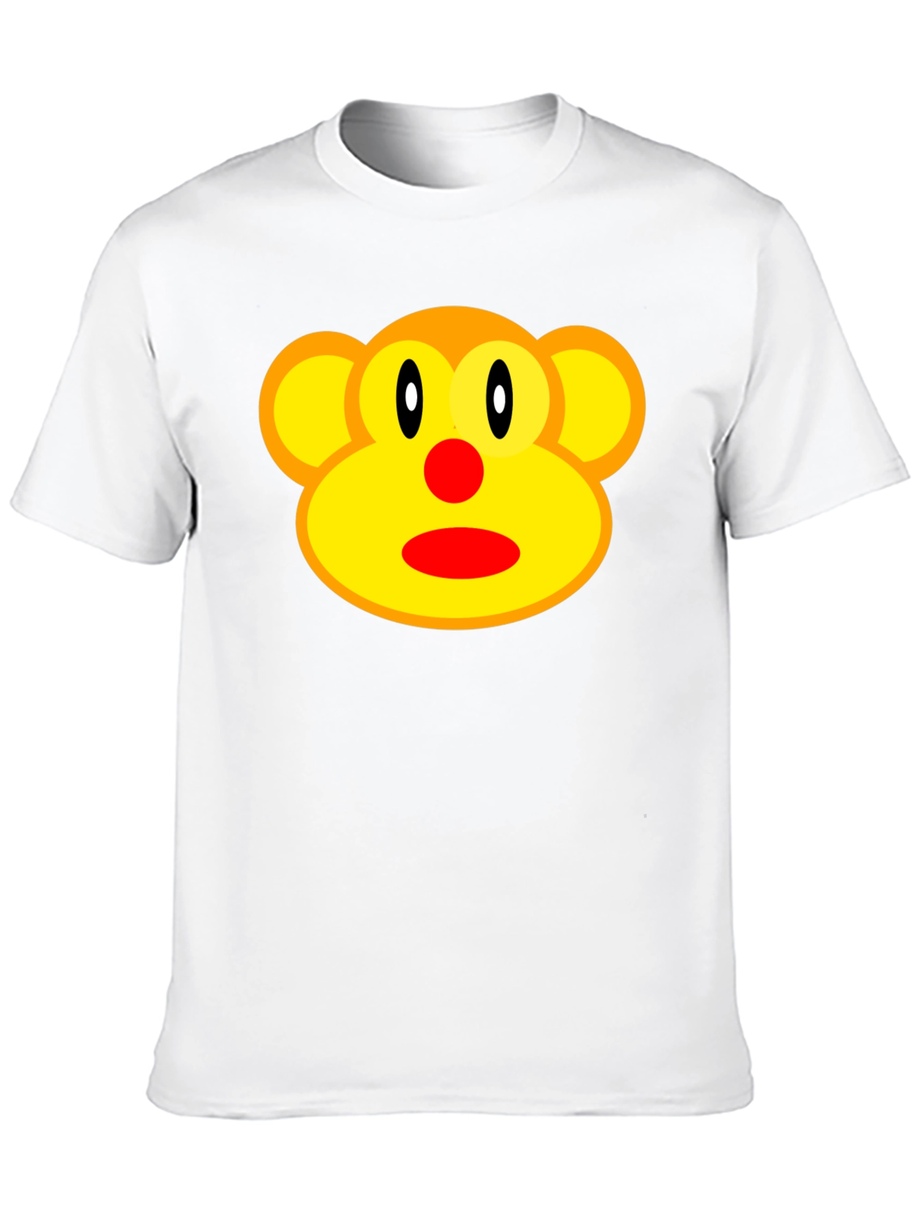 Monkey Face Graphic T-Shirt - Casual Style