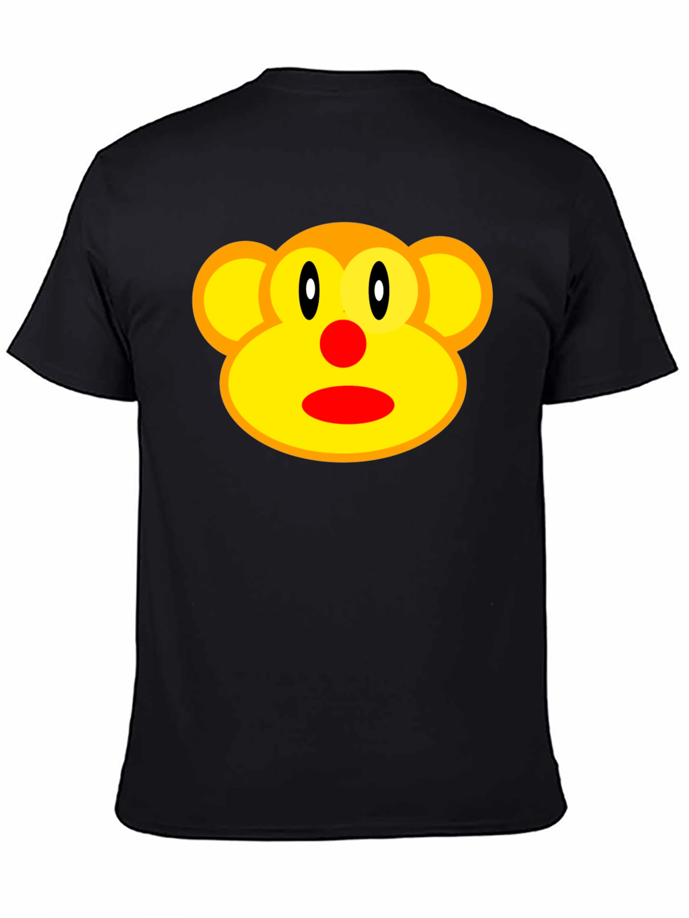 Monkey Face Graphic T-Shirt - Casual Style