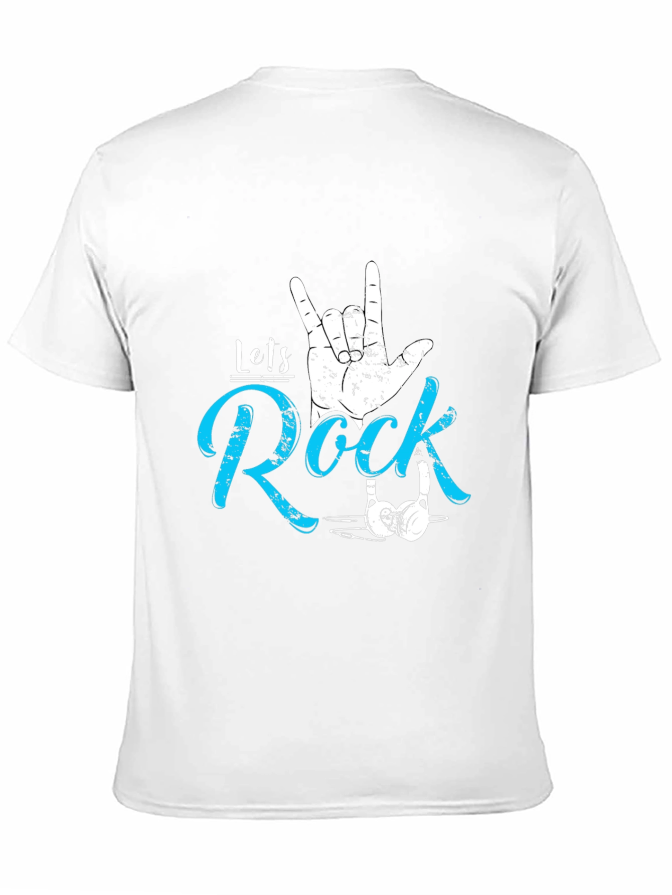 Lets Rock Graphic Tee - Cool Music Fan T-Shirt