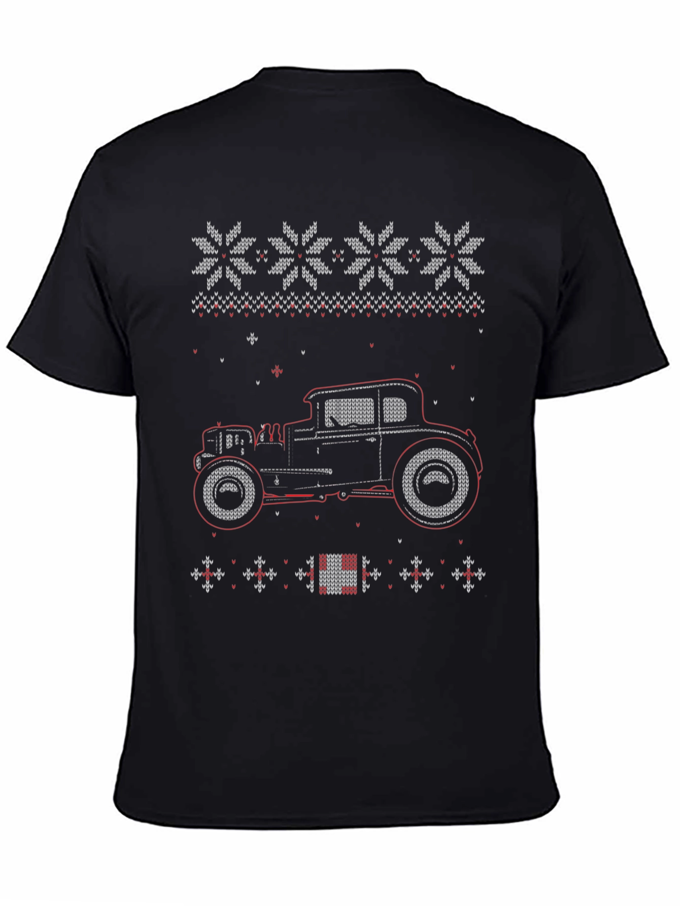 Hot Rod Ugly Christmas Sweater T-Shirt