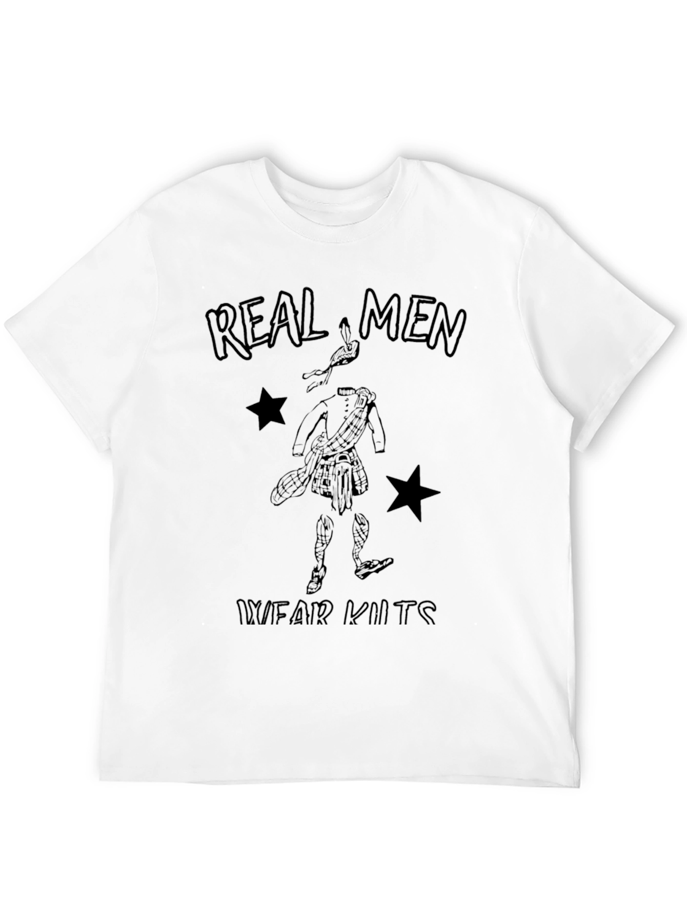 Real Men Wear Kilts T-Shirt - Black