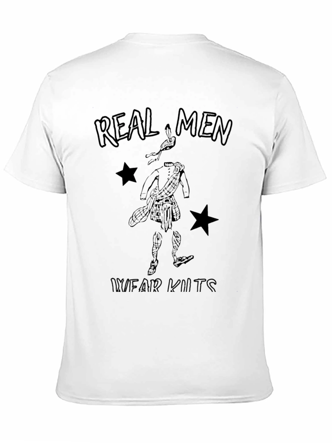 Real Men Wear Kilts T-Shirt - Black