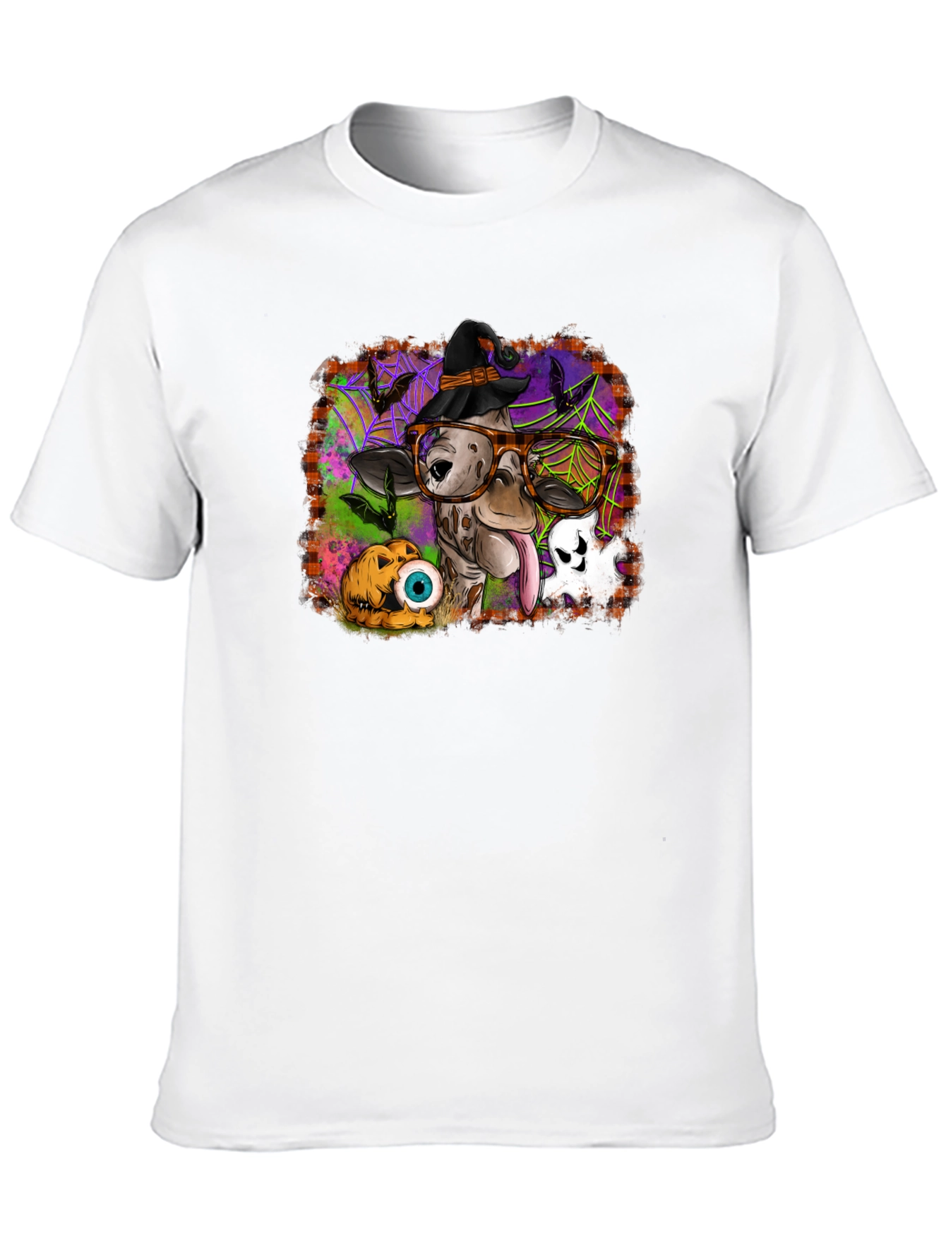 Halloween Cow Witch Graphic Tee