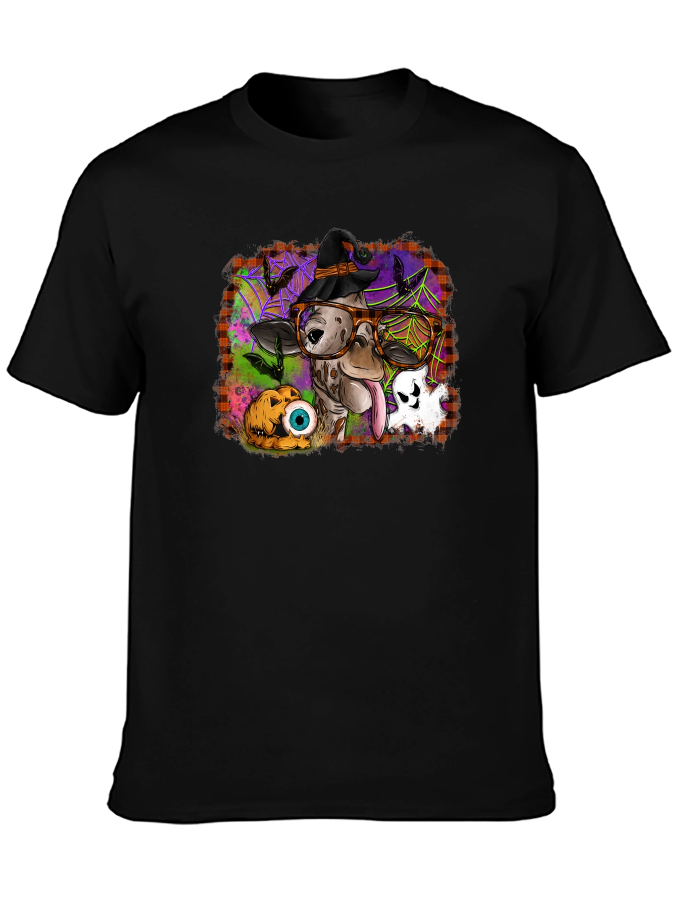Halloween Cow Witch Graphic Tee