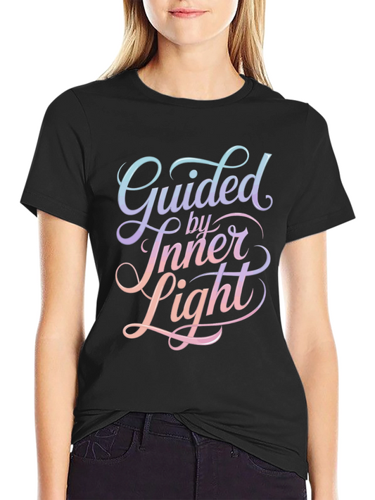 Guided by Inner Light Graphic Tee - Black