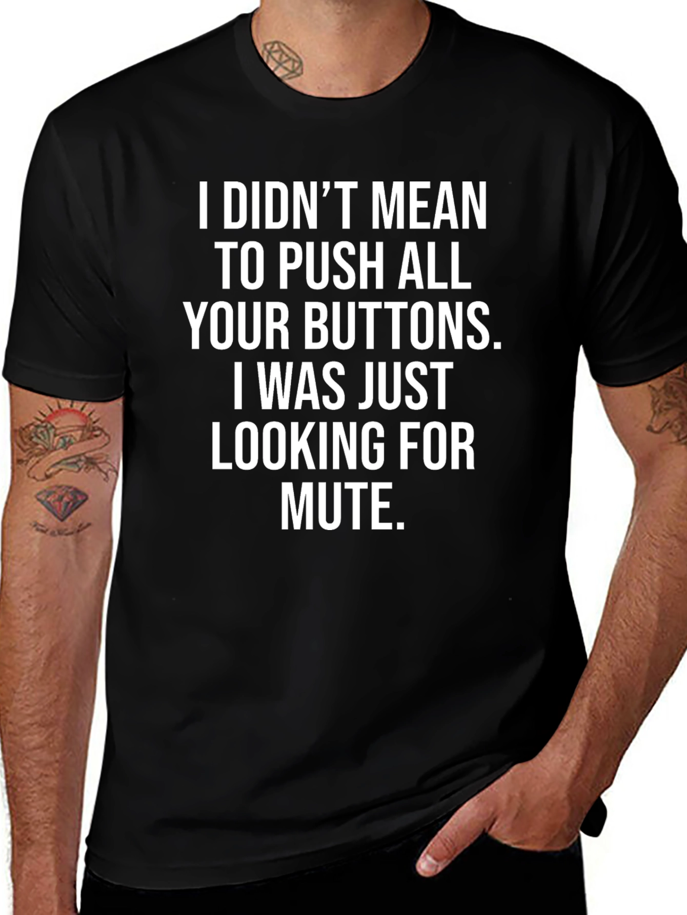 Funny Sarcastic T-Shirt - Looking for Mute