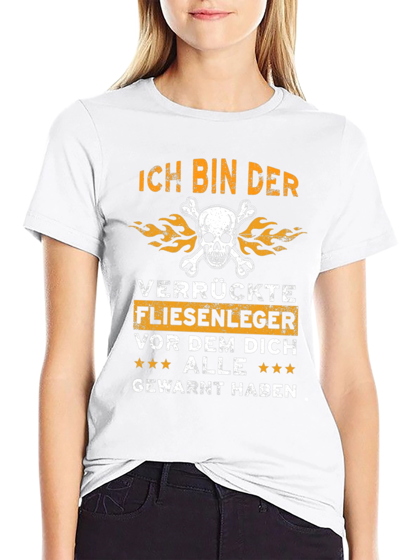 Ich Bin Der Verrückte Fliesenger T-Shirt