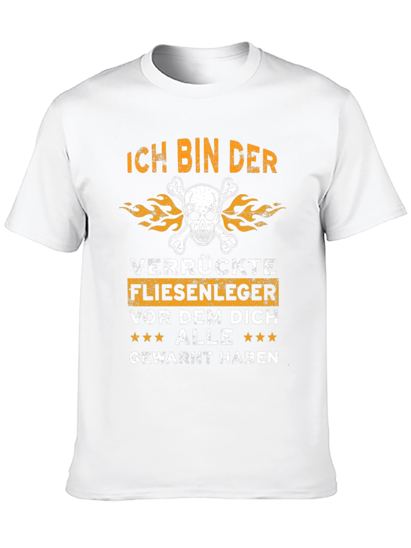 Ich Bin Der Verrückte Fliesenger T-Shirt