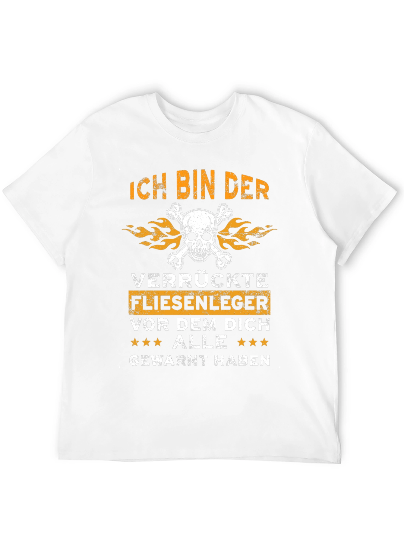 Ich Bin Der Verrückte Fliesenger T-Shirt